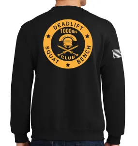 1000# Club Centurion Co Crewneck Unisex Sweatshirt. This shirt IS approved for PT.