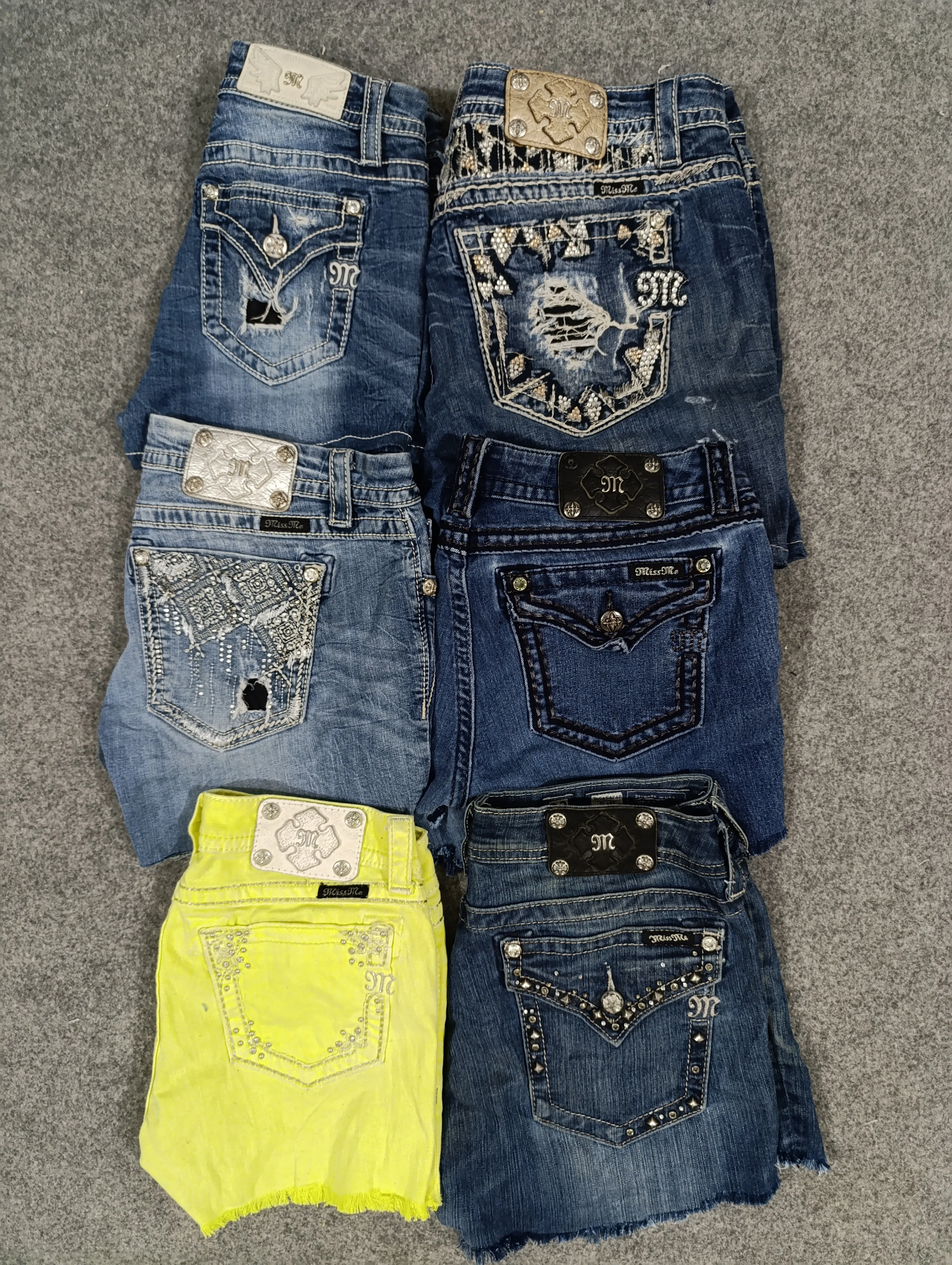 #101 Ladies Miss Me Shorts -10