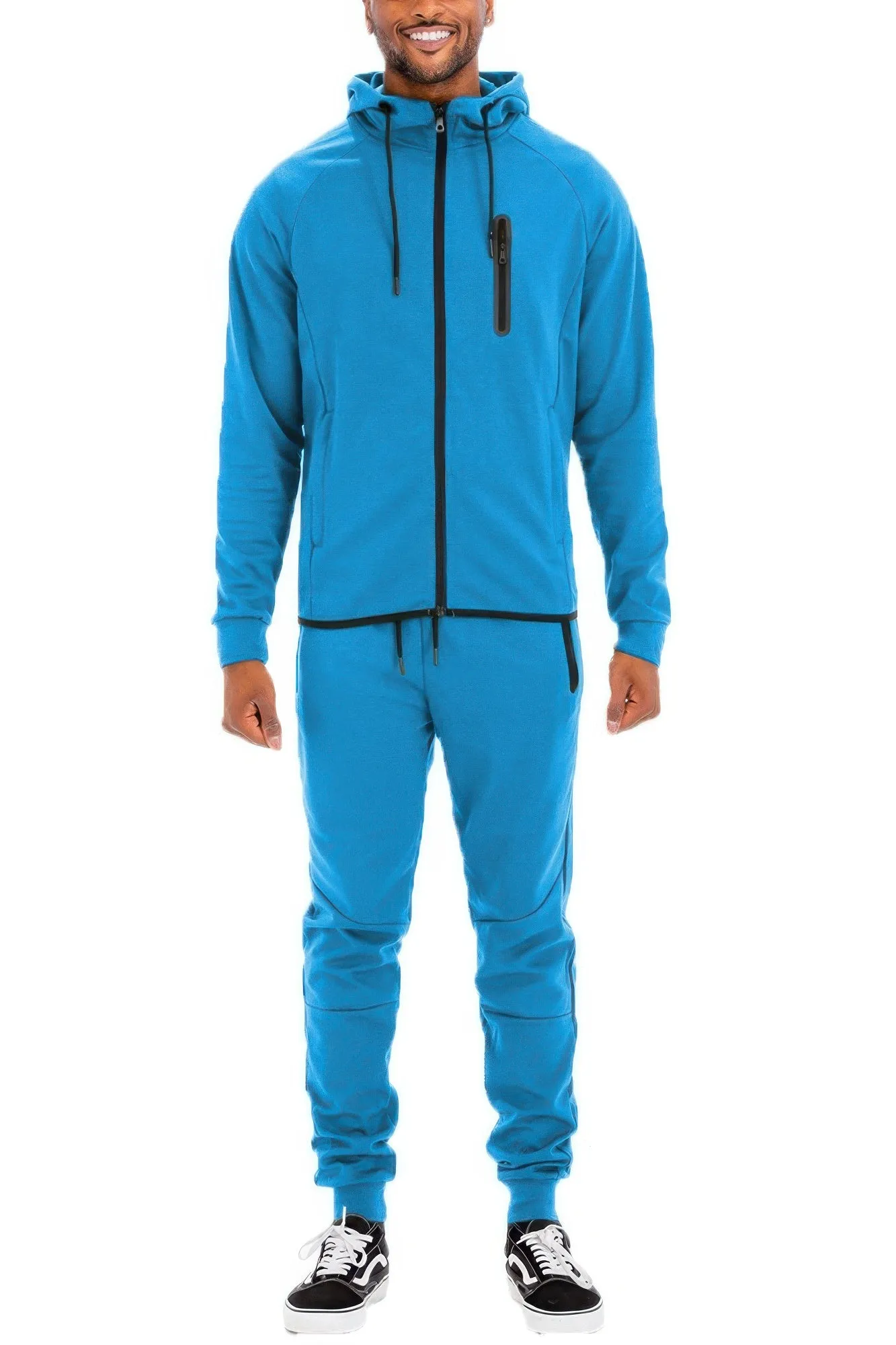 16 COLORS | Men's Full Solid Color Track Set