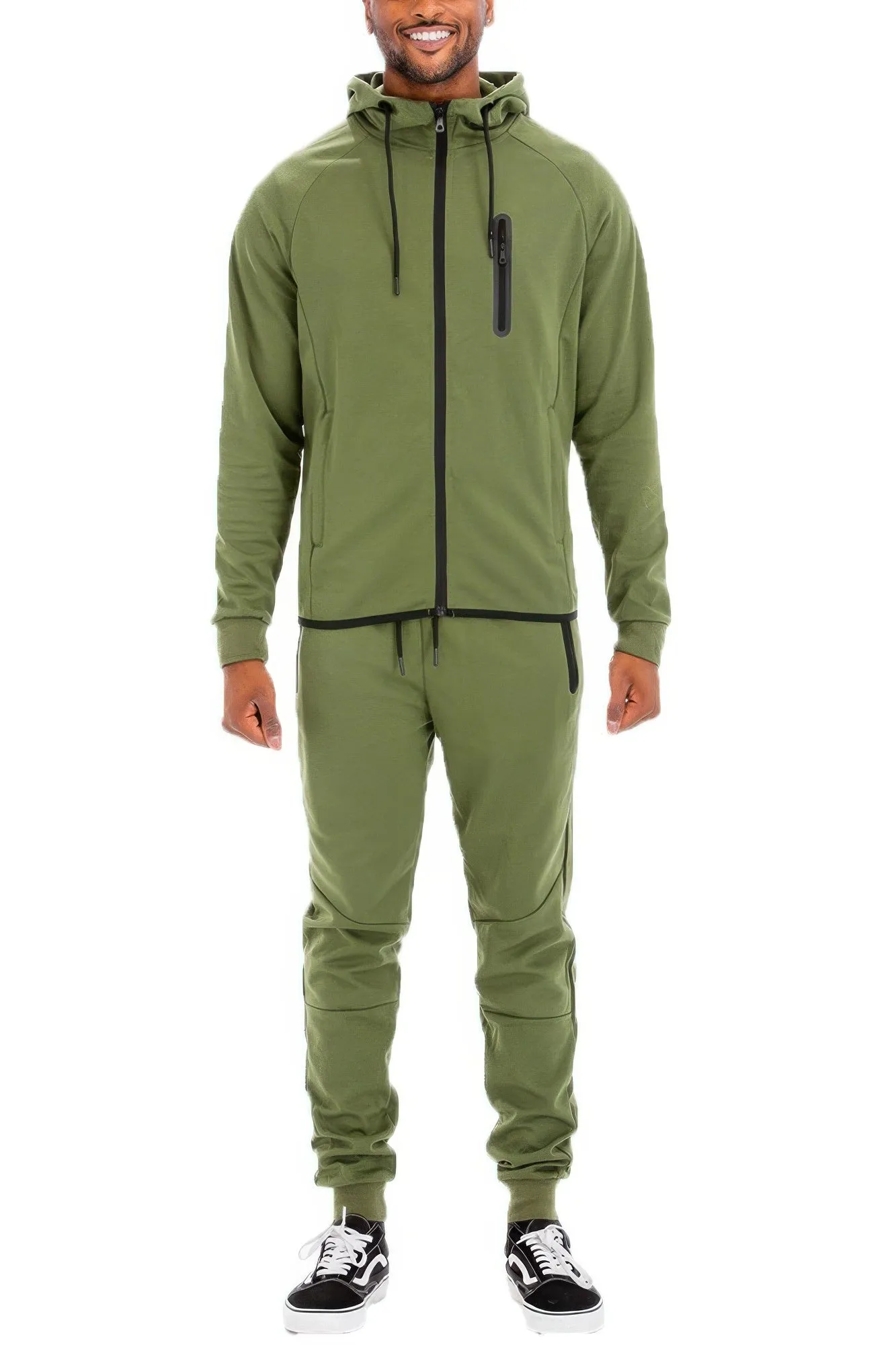 16 COLORS | Men's Full Solid Color Track Set