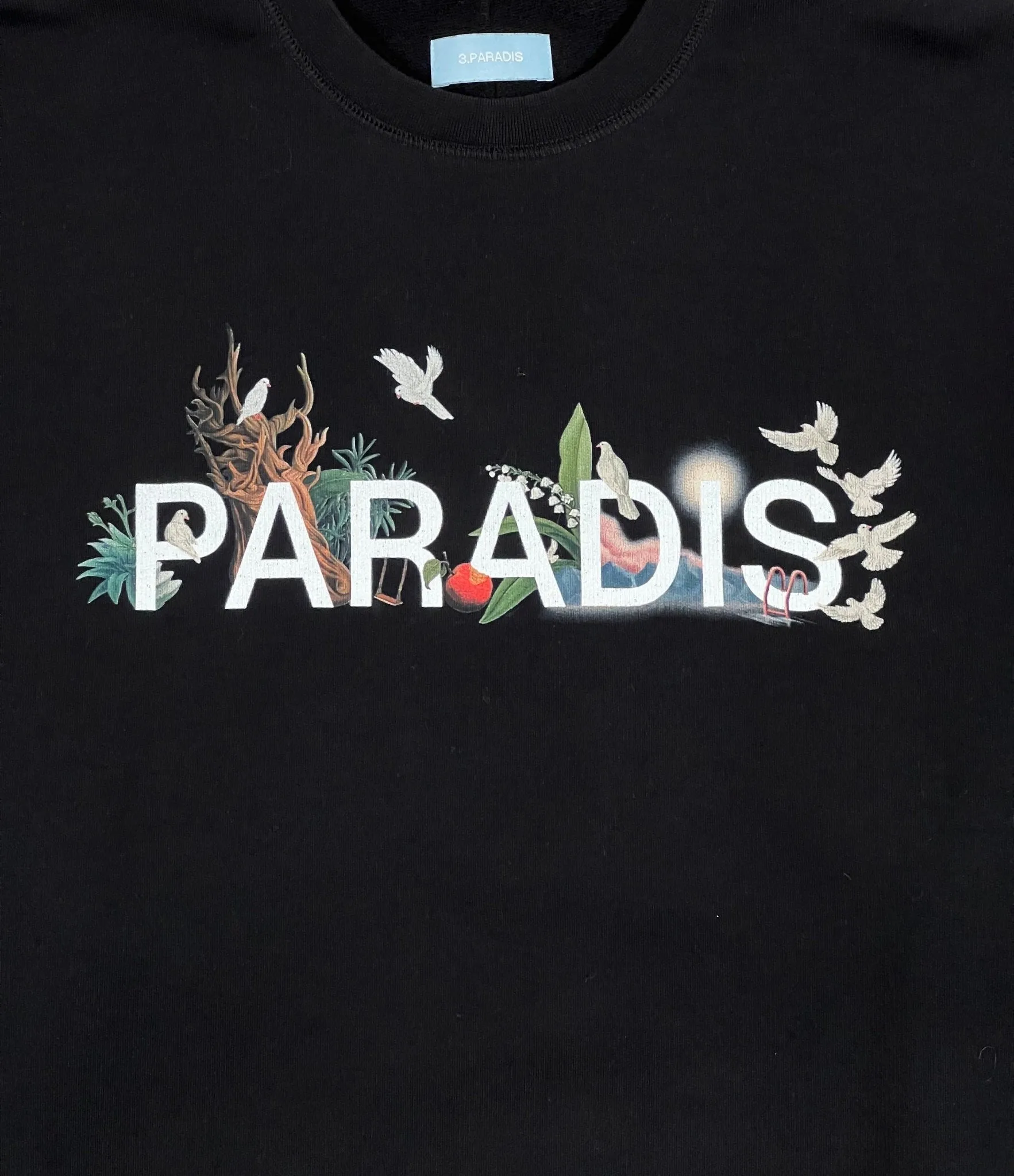 3.Paradis Crewneck Sweater Paradis Blk