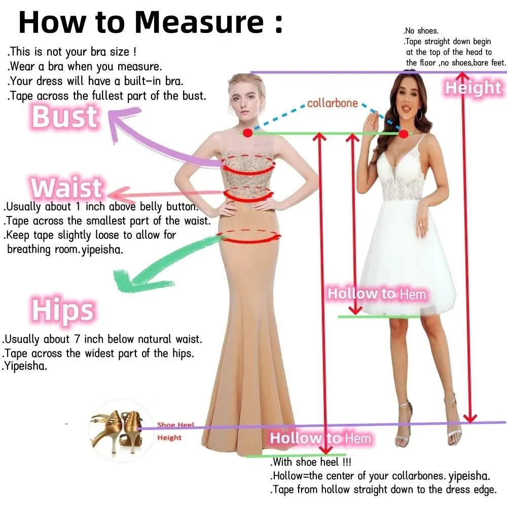 A-Line V-Neck Tulle Appliques Backless Prom Evening Formal Dress