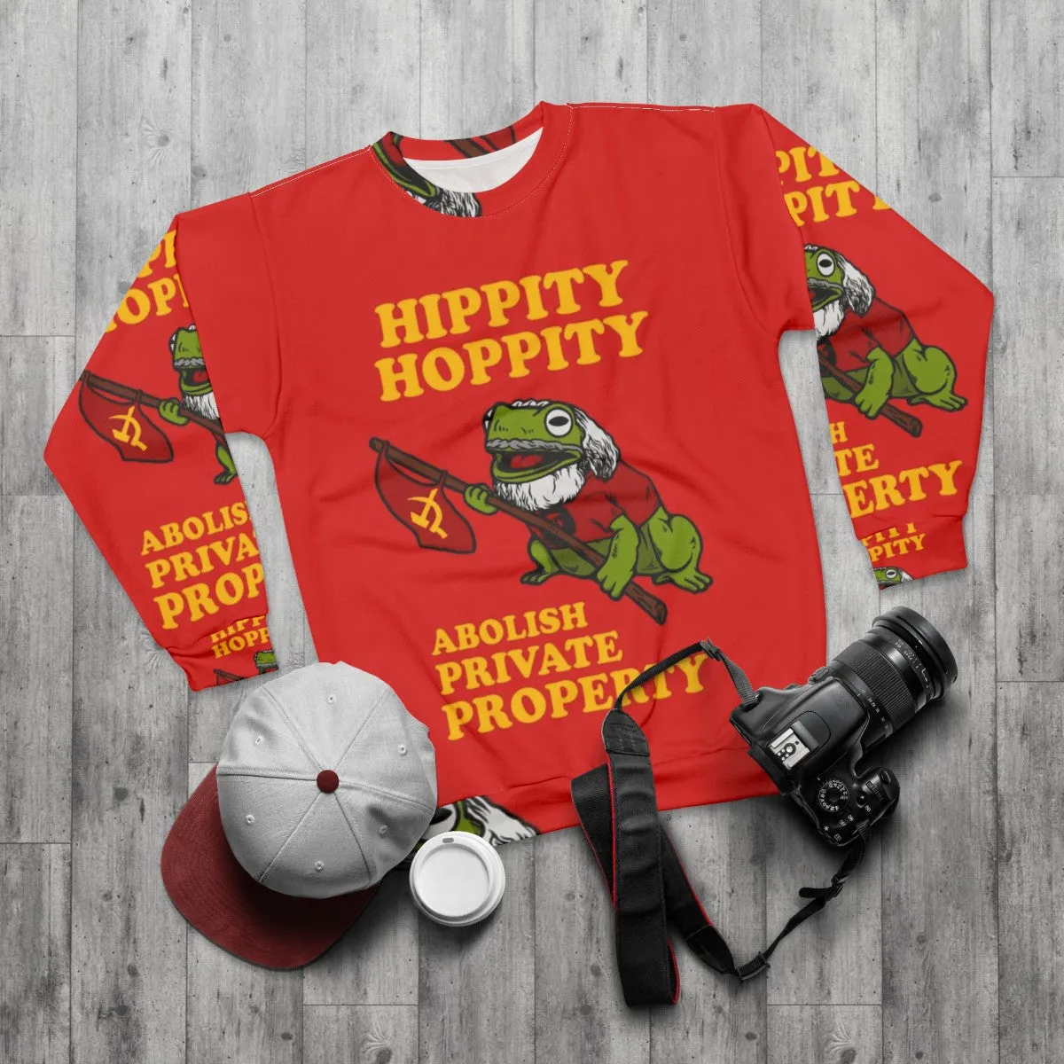 Abolish Private Property Hippity Hoppity Sweatshirt