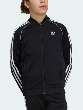 Adicolor Superstar Track Black Jacket (Boys 7-14)