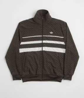 Adidas Monogram Track Jacket - Dark Brown