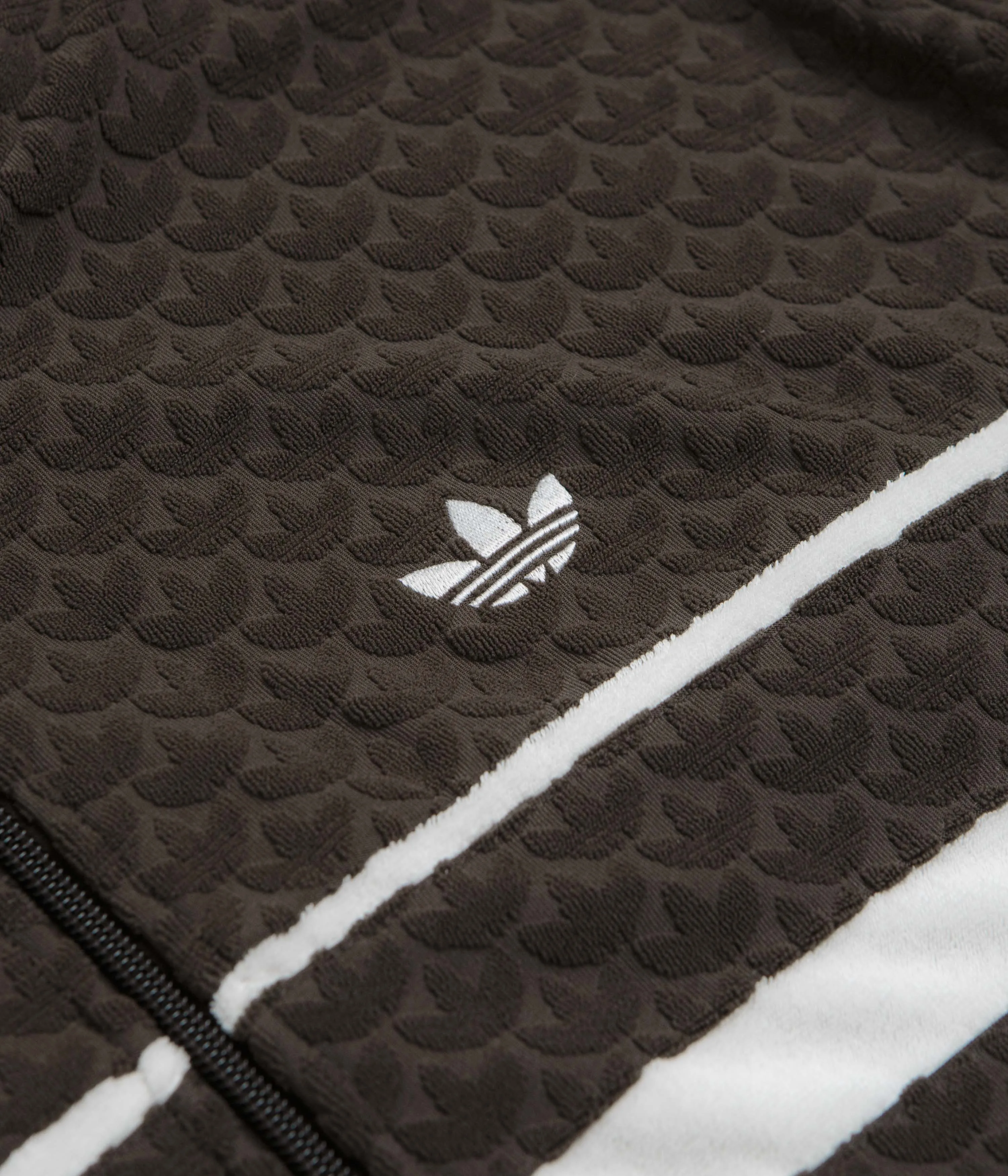 Adidas Monogram Track Jacket - Dark Brown
