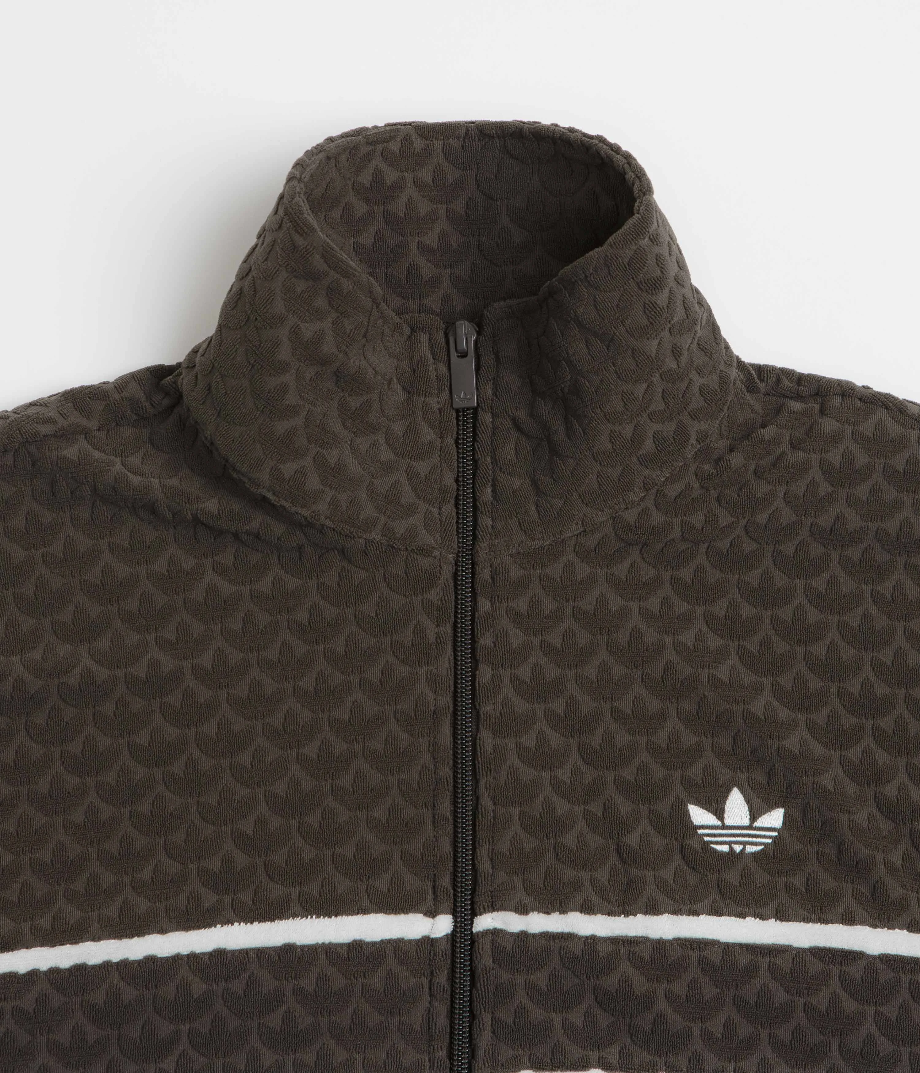 Adidas Monogram Track Jacket - Dark Brown