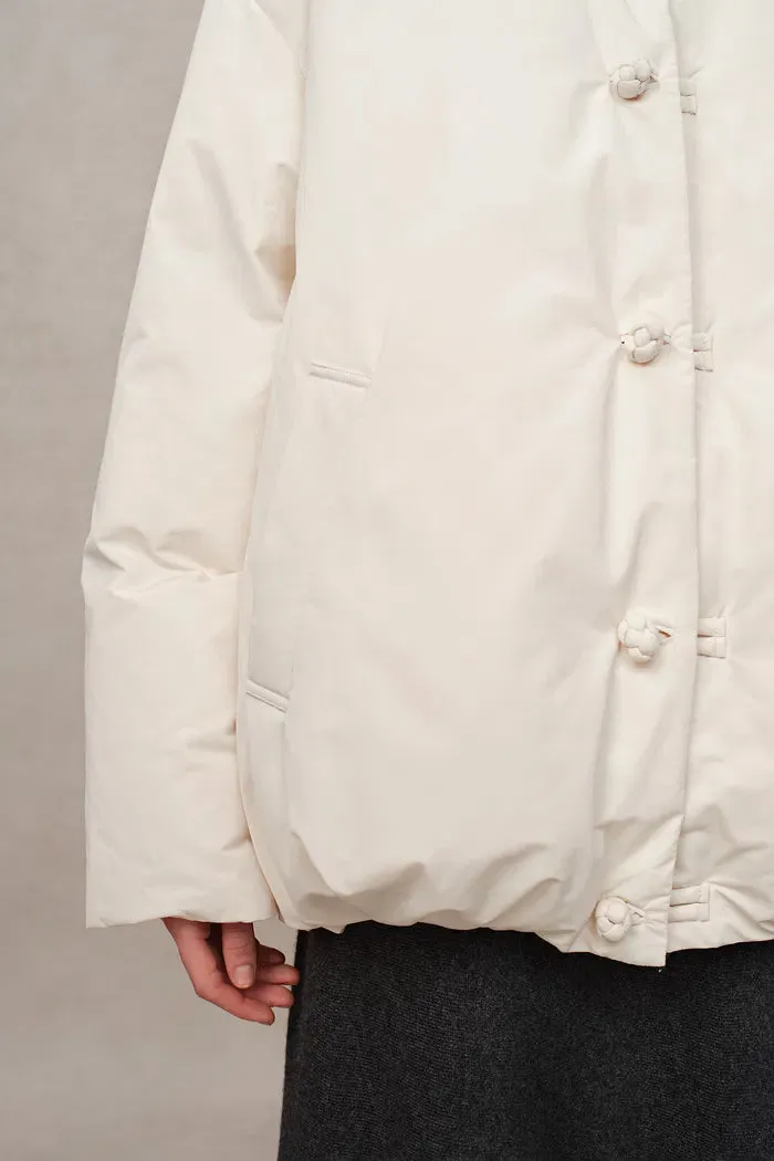 Adrija Water-Repellent Convertible Duck Down Puffer Coat in Lightweight High Density Fabric