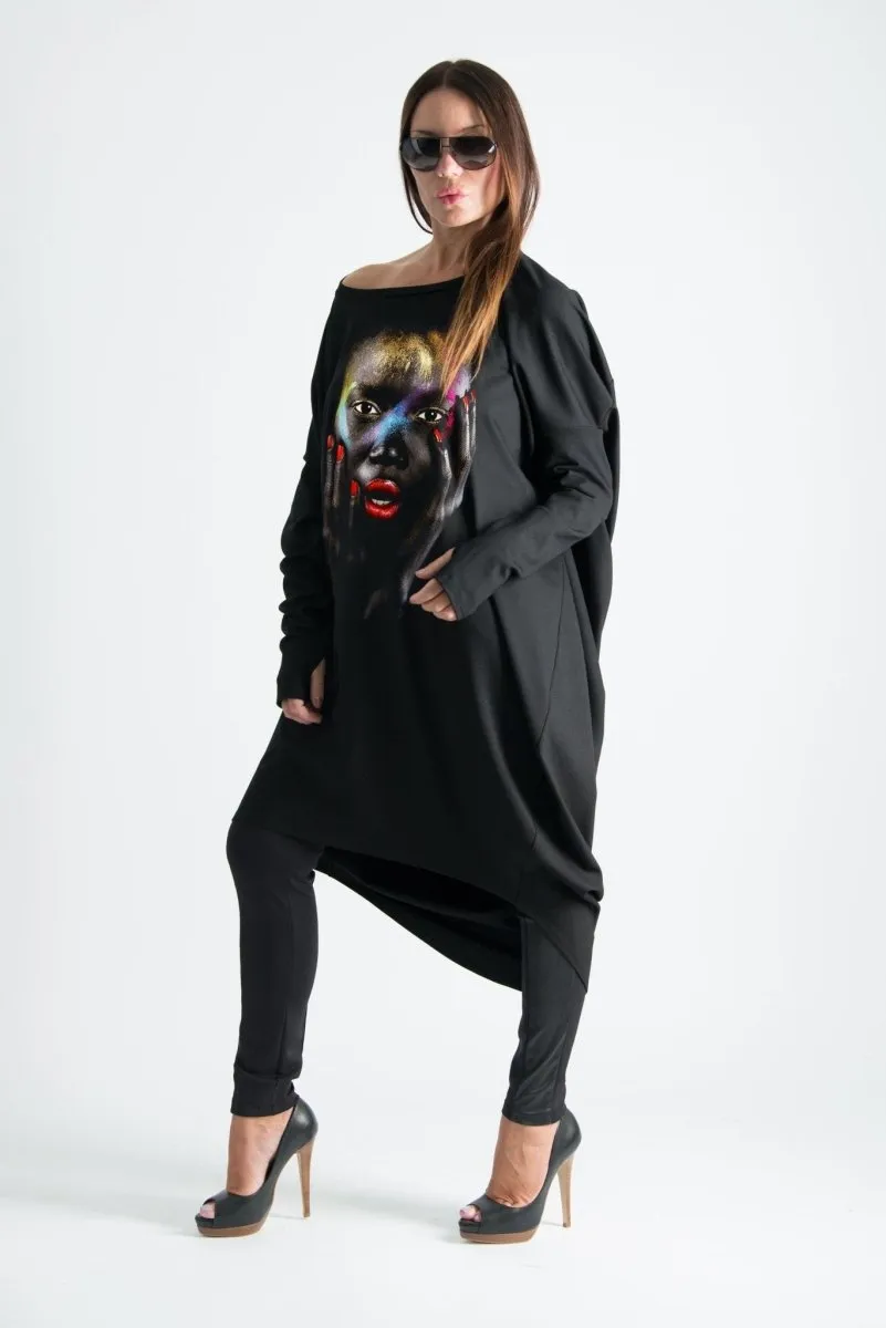 African Woman Winter Tunic MONIKA