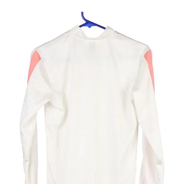 Age 14 Adidas Track Jacket - XL White Polyester