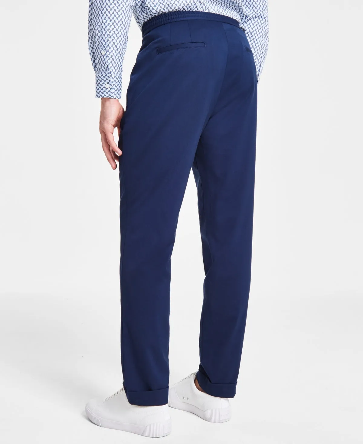 Alfani Men's Modern Fit Stretch Dress Pants Blue 30 x 30