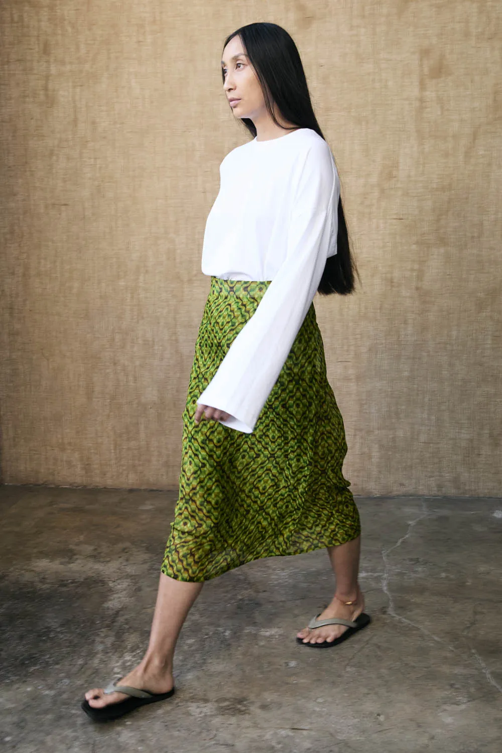 Alma Wrap Skirt Willow