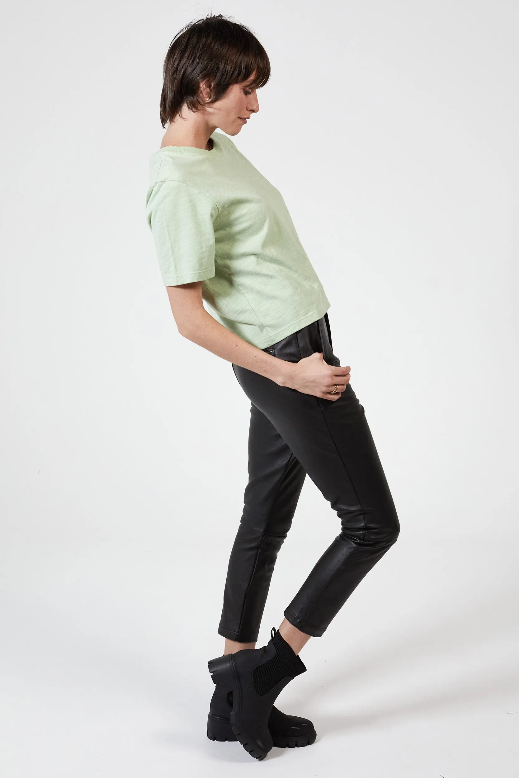 ANDIE BOX FIT TEE - WASHED MINT