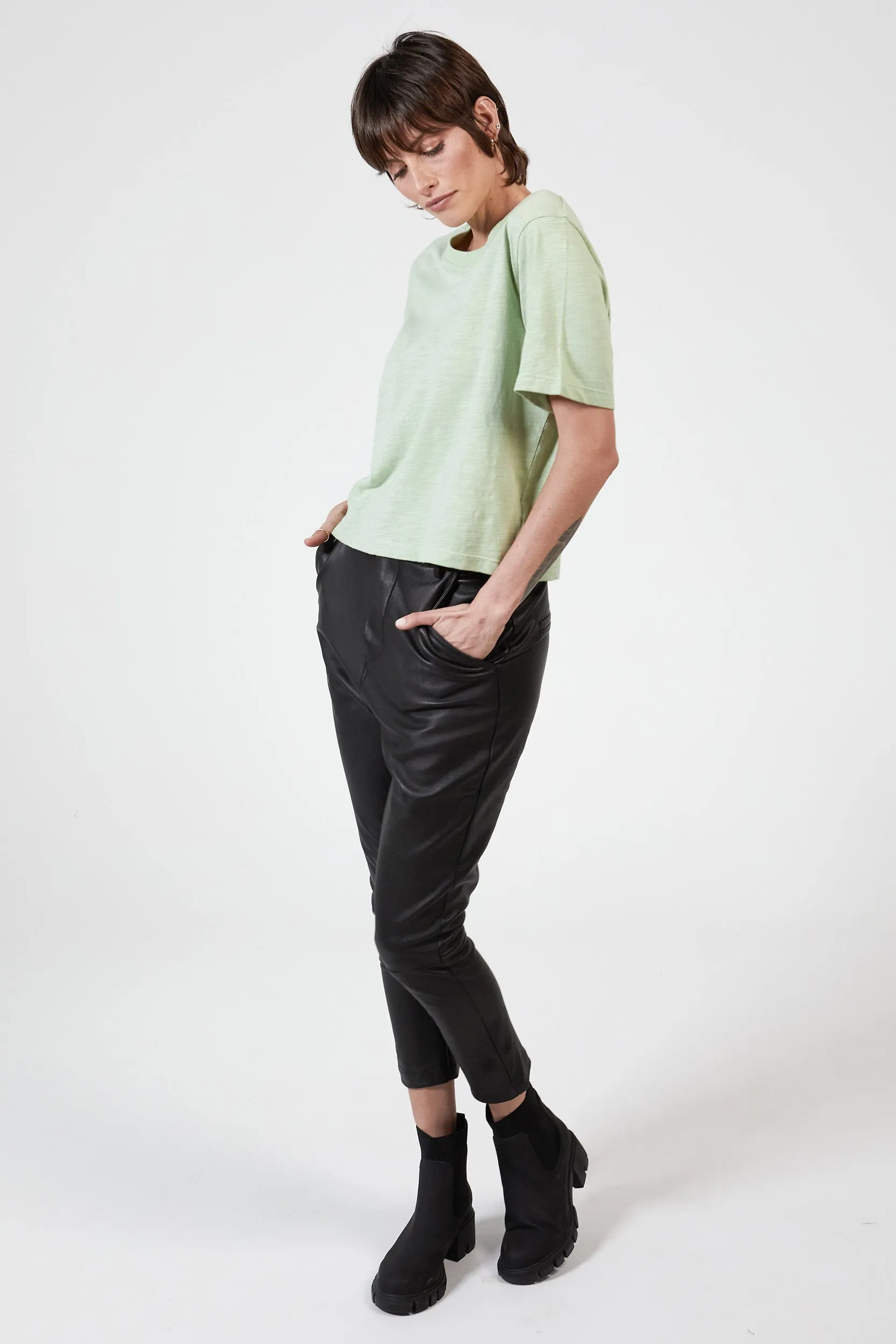 ANDIE BOX FIT TEE - WASHED MINT