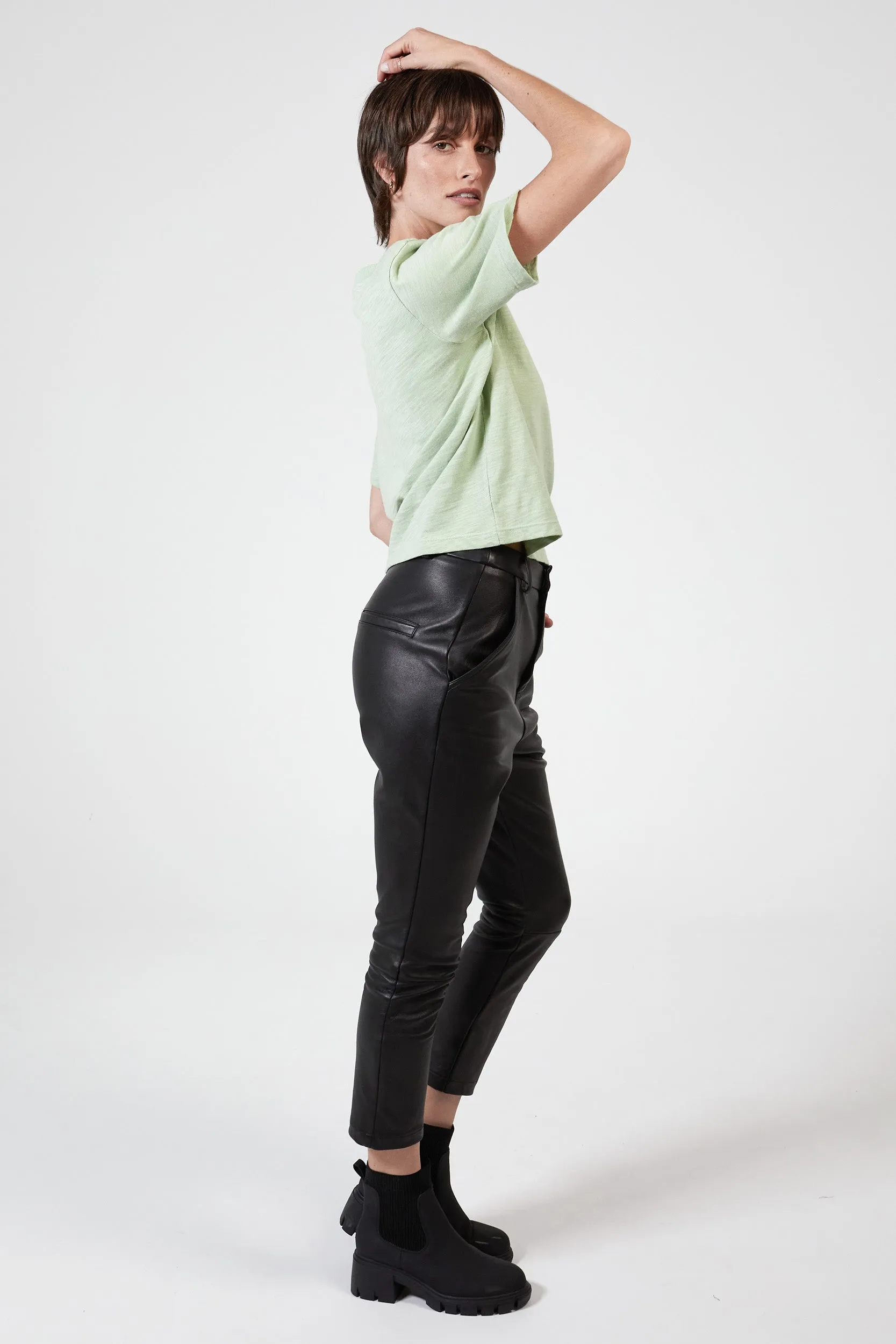 ANDIE BOX FIT TEE - WASHED MINT