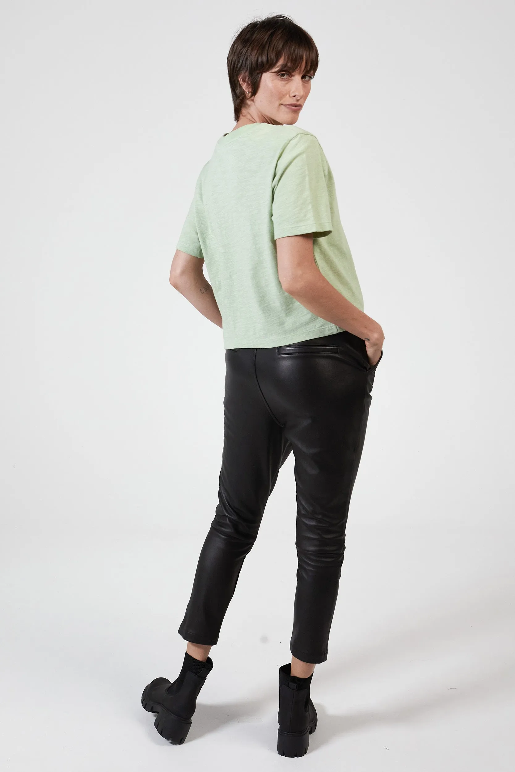 ANDIE BOX FIT TEE - WASHED MINT