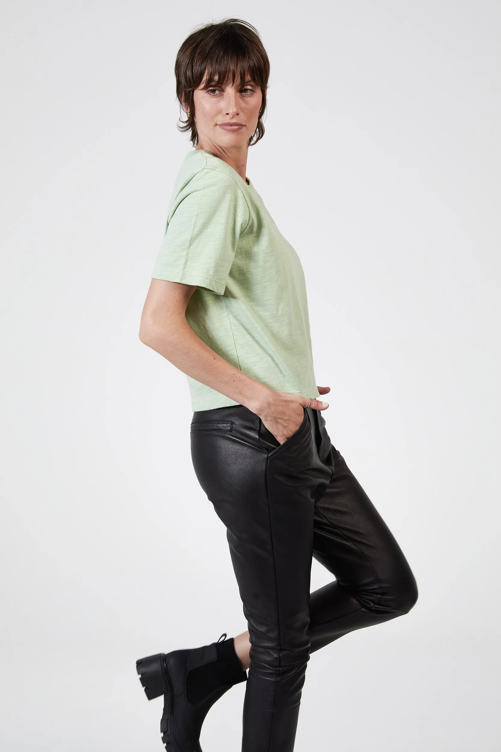 ANDIE BOX FIT TEE - WASHED MINT