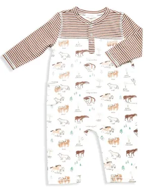 Angel Dear Western Wilderness Bamboo Romper