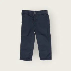 BABY BOY SIZE 12/18 MONTHS - OLD NAVY, Navy Blue Cotton Dress Pants EUC B48