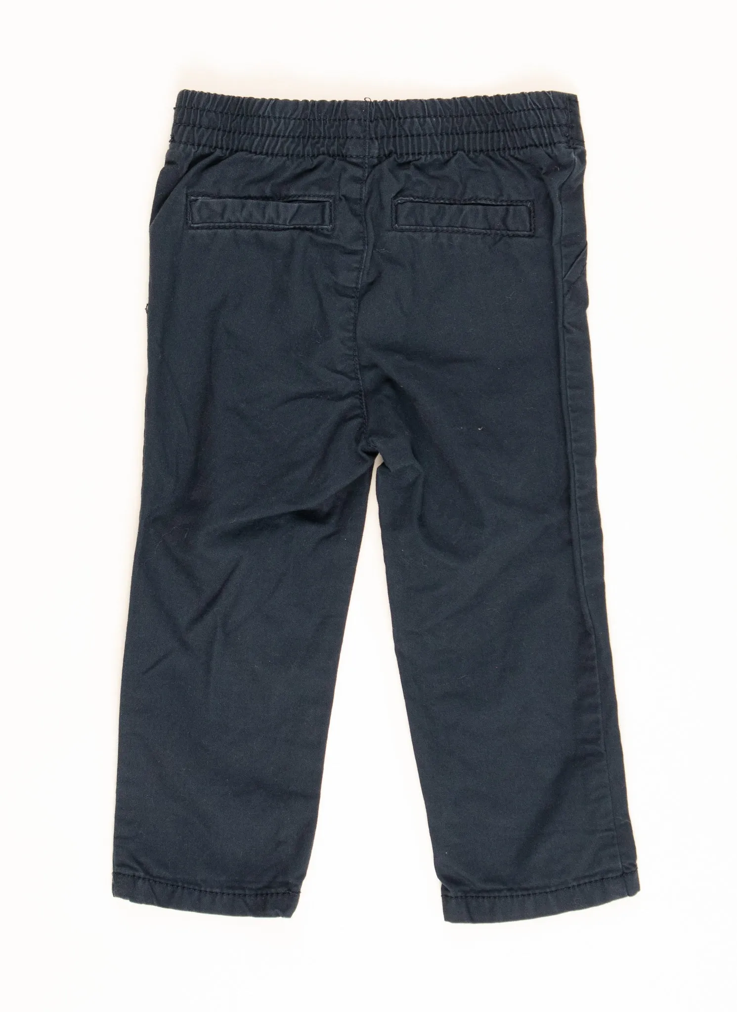 BABY BOY SIZE 12/18 MONTHS - OLD NAVY, Navy Blue Cotton Dress Pants EUC B48