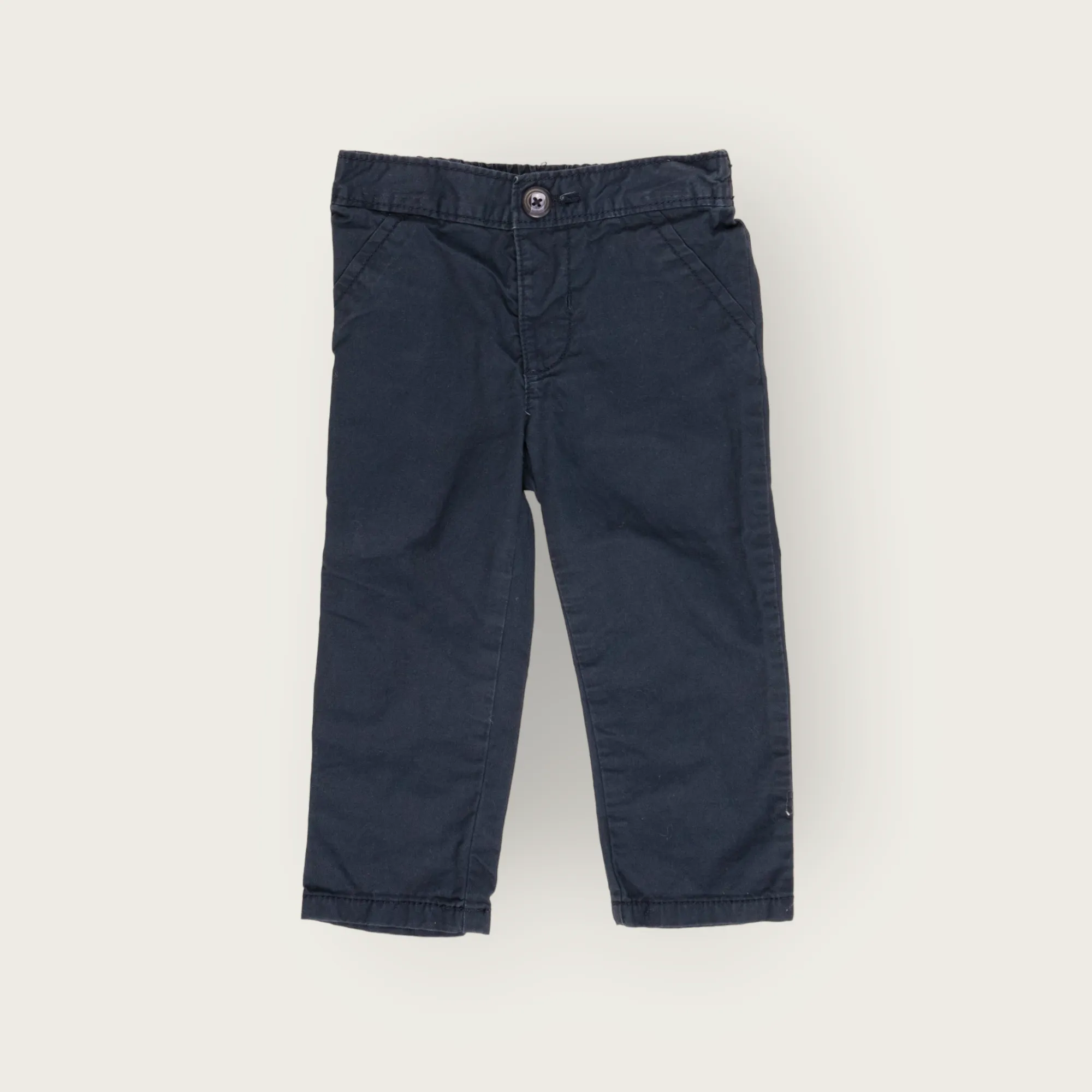 BABY BOY SIZE 12/18 MONTHS - OLD NAVY, Navy Blue Cotton Dress Pants EUC B48