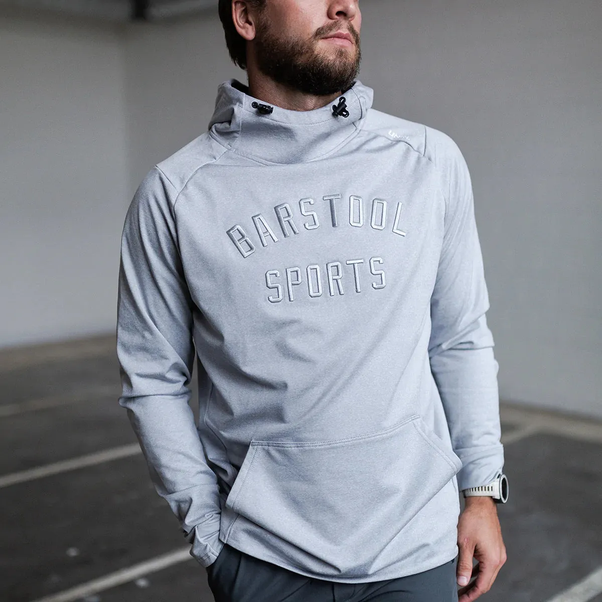 Barstool Sports UNRL Monochrome Crossover Hoodie II