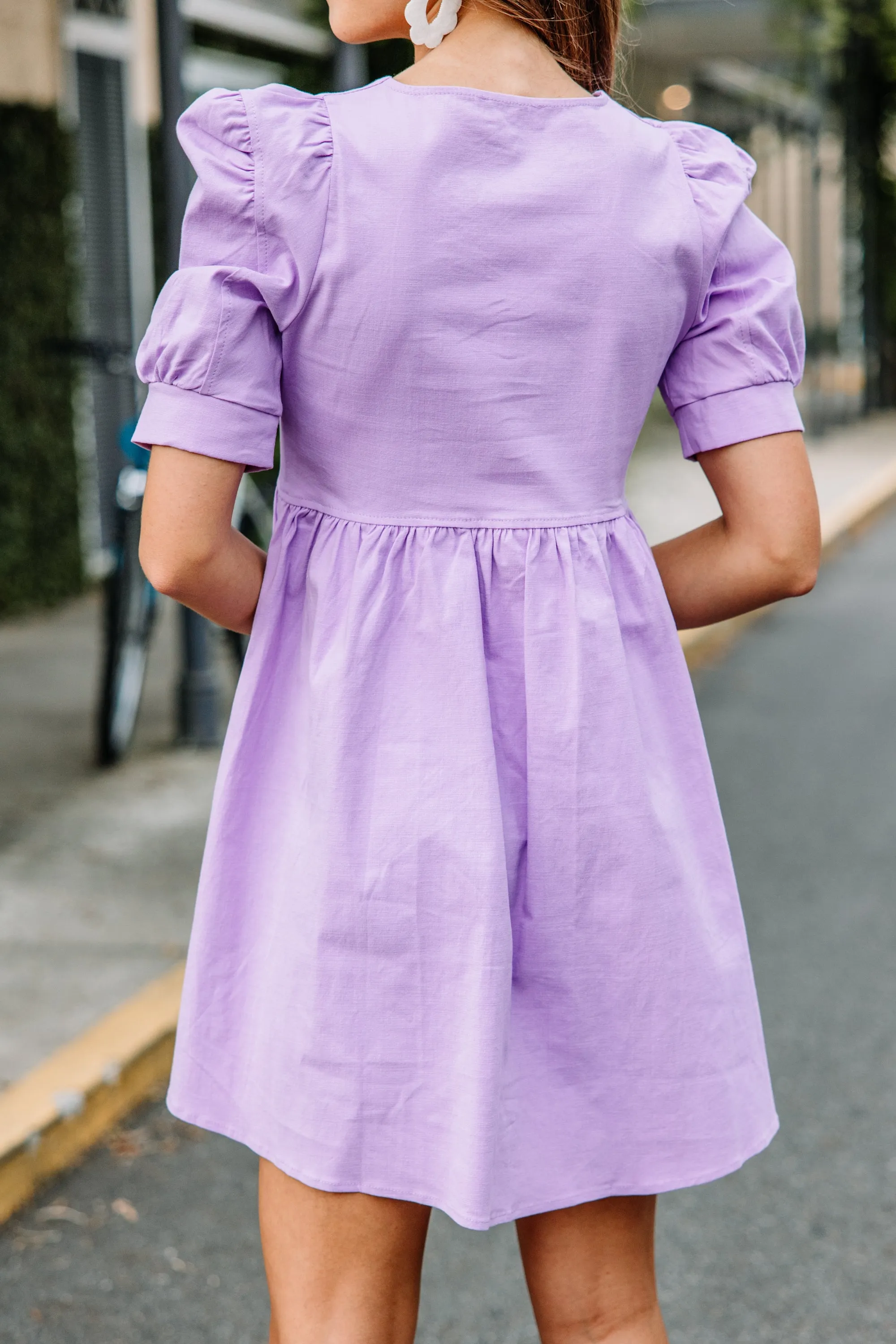 Beautiful Work Lavender Purple Babydoll Dress