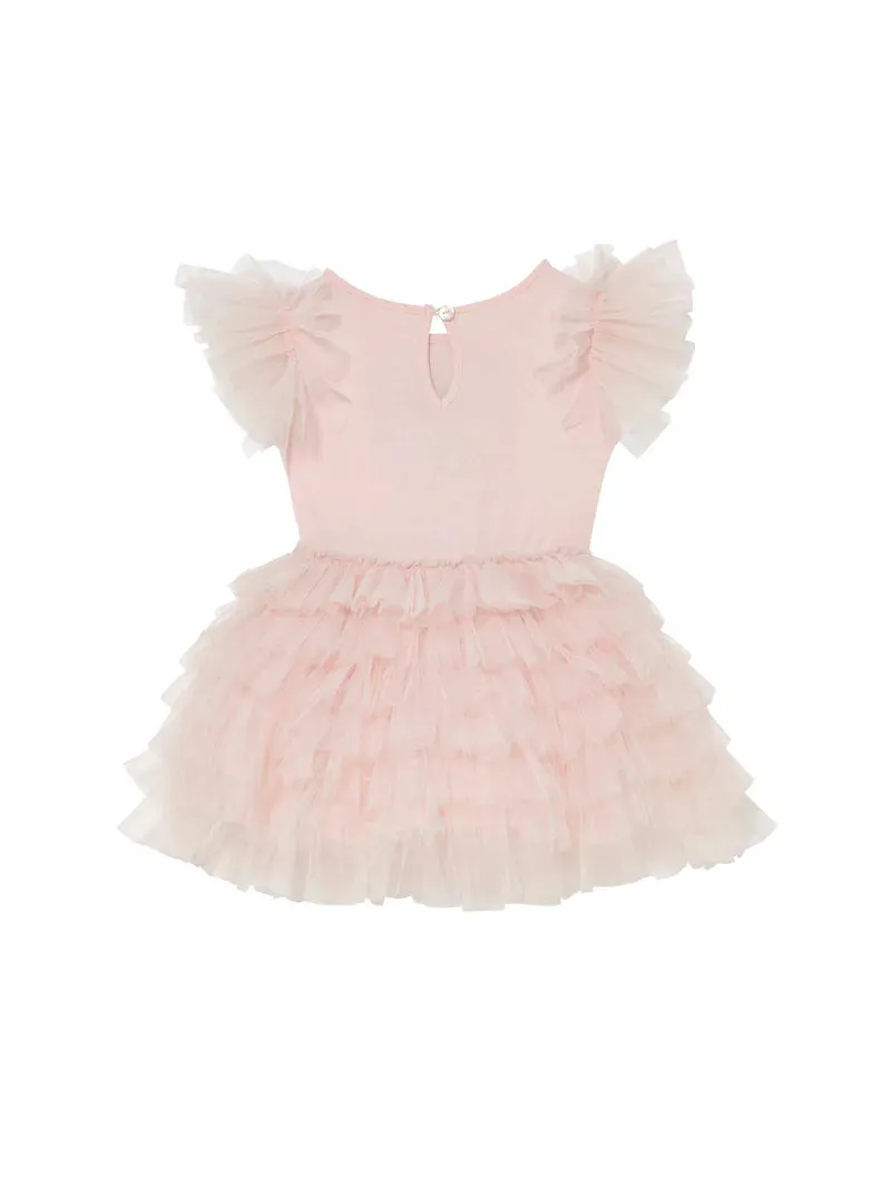 BEBE KALEIDOSCOPE EYES TUTU DRESS-PEARL