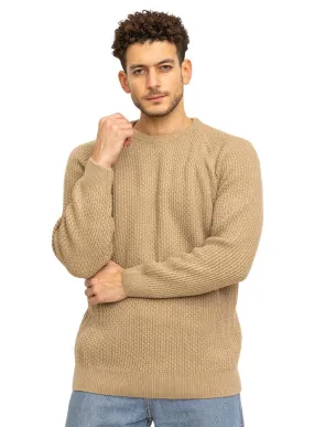 Beige-Design 00180 BS-Round Pullover