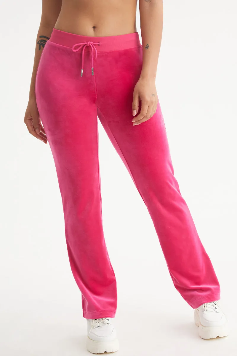 Bestie Big Bling Velour Track Pants