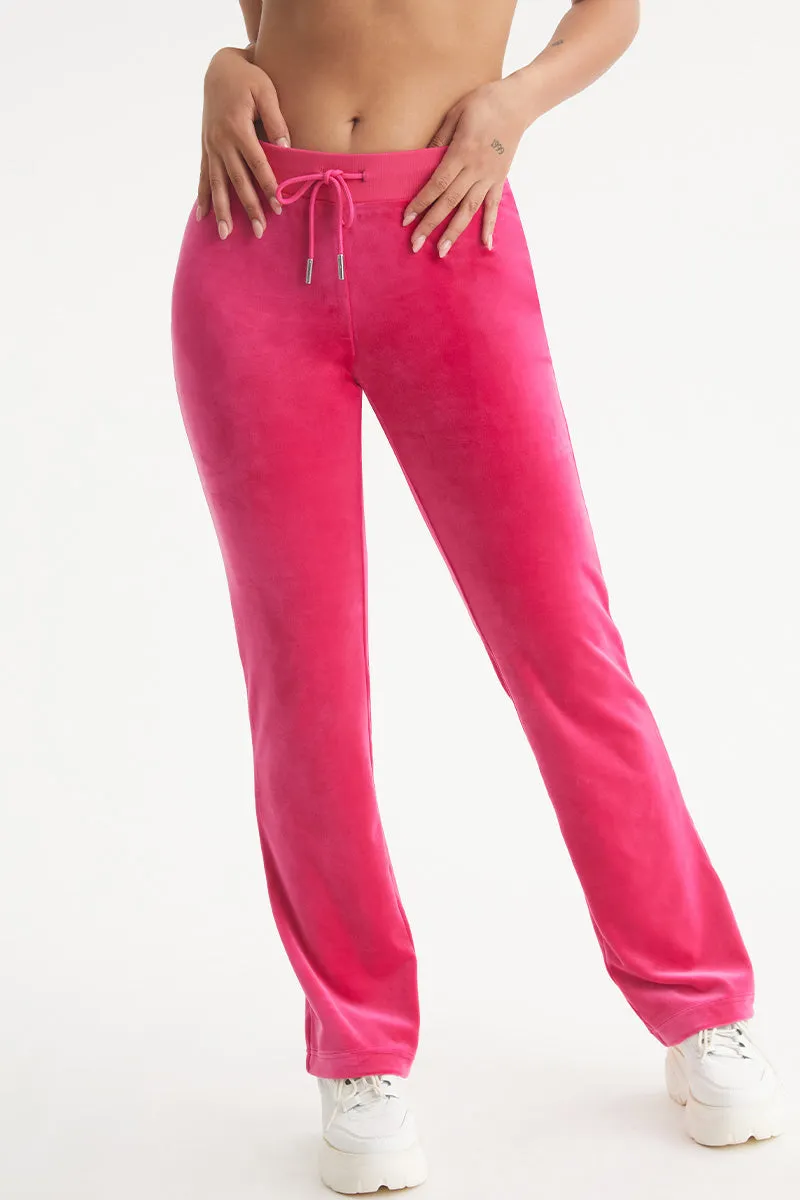 Bestie Big Bling Velour Track Pants