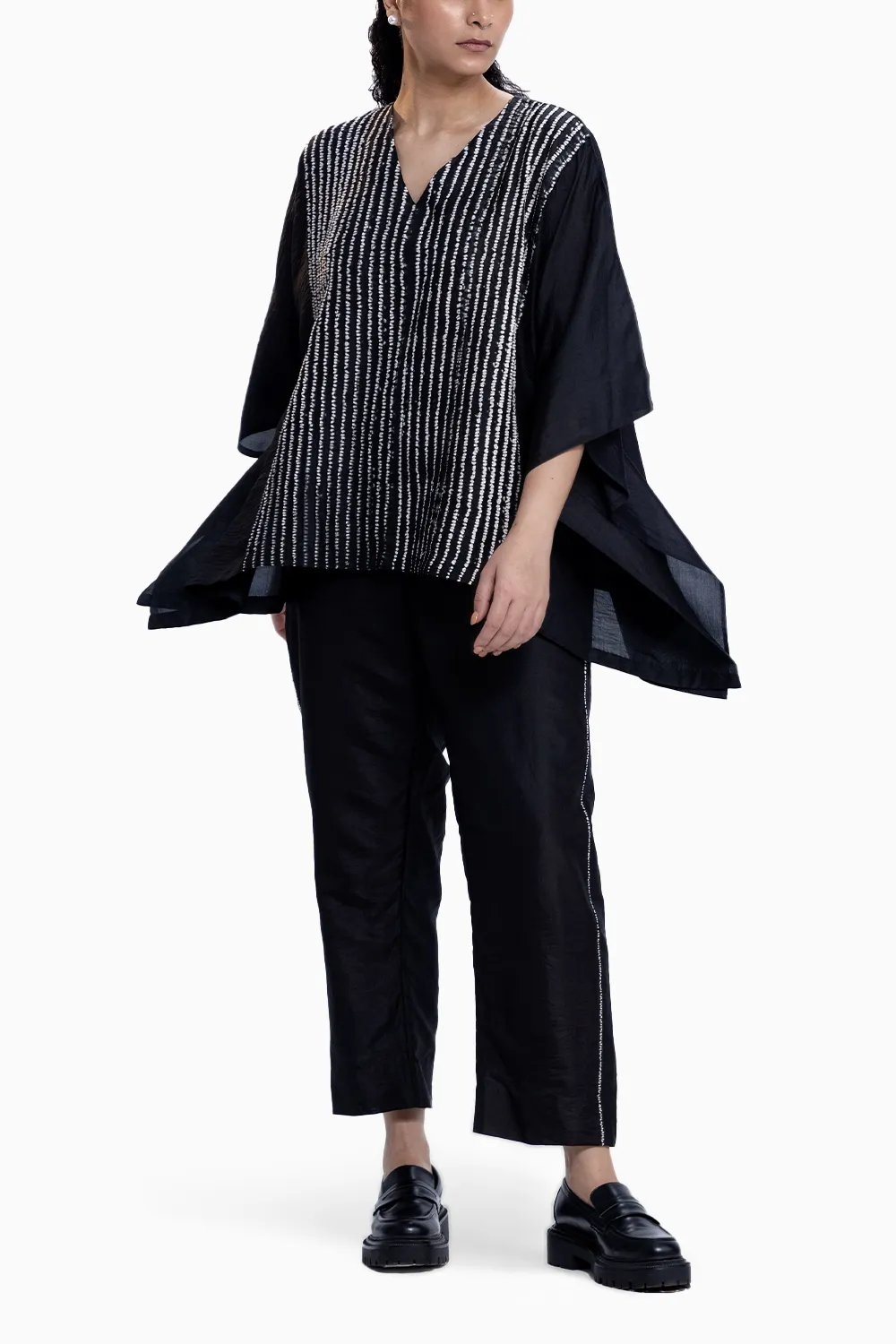 Black Breeze Tunic Set