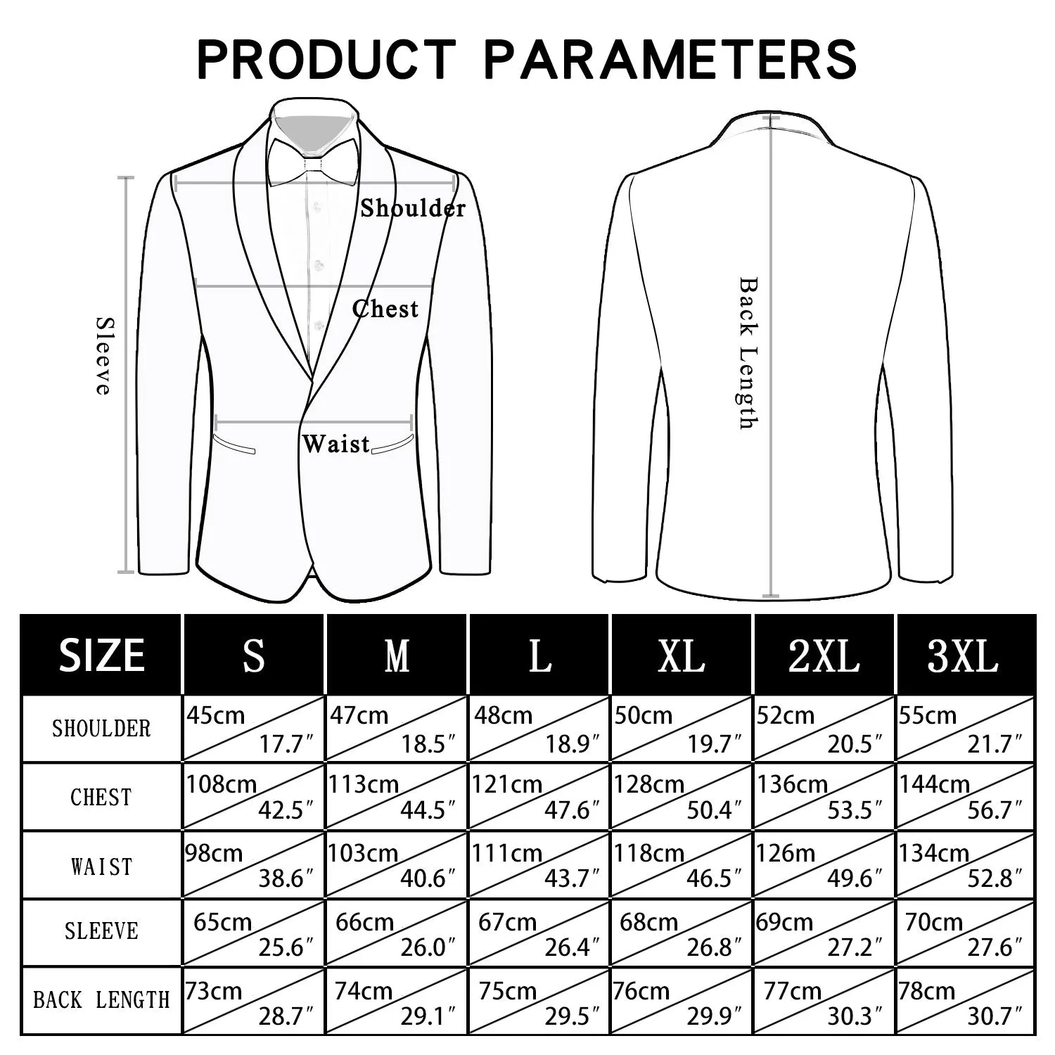 Black Golden Novelty Men's Suit Black Collar for Party