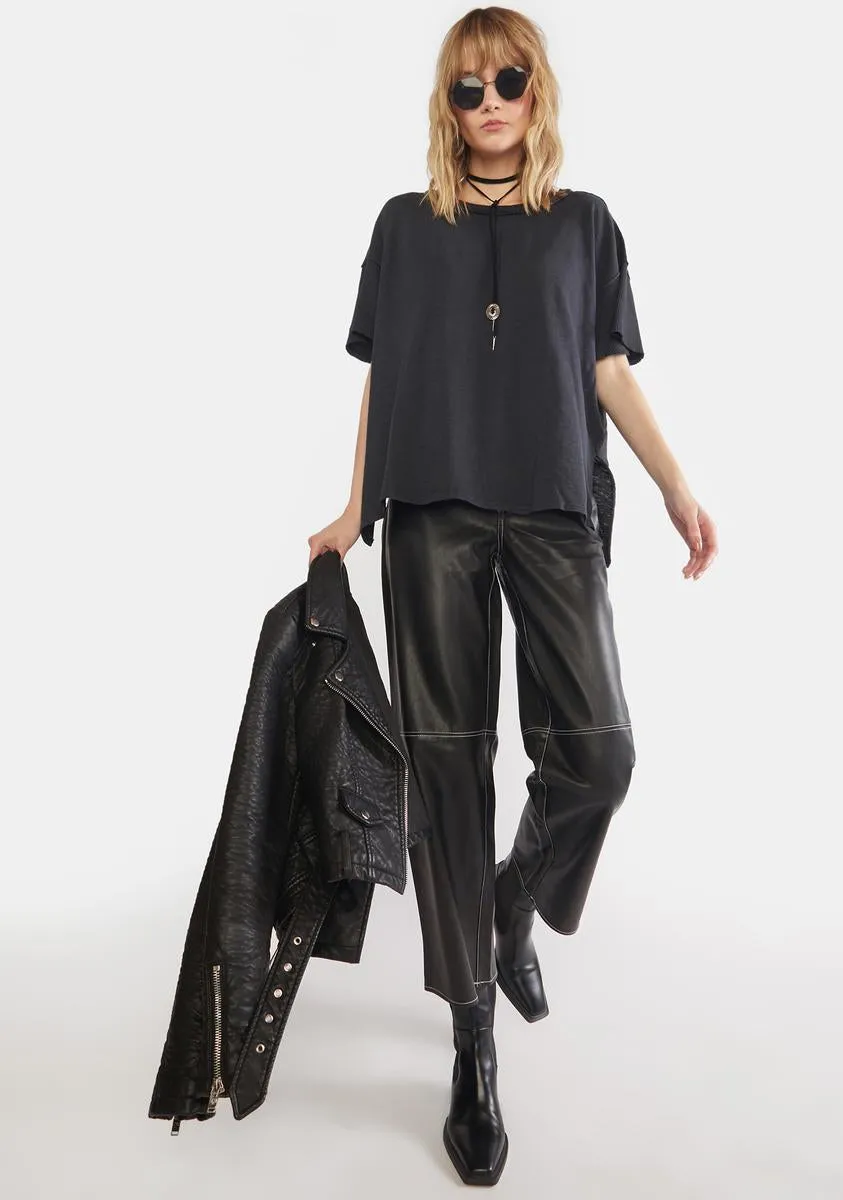 Black Peace It Up Tee