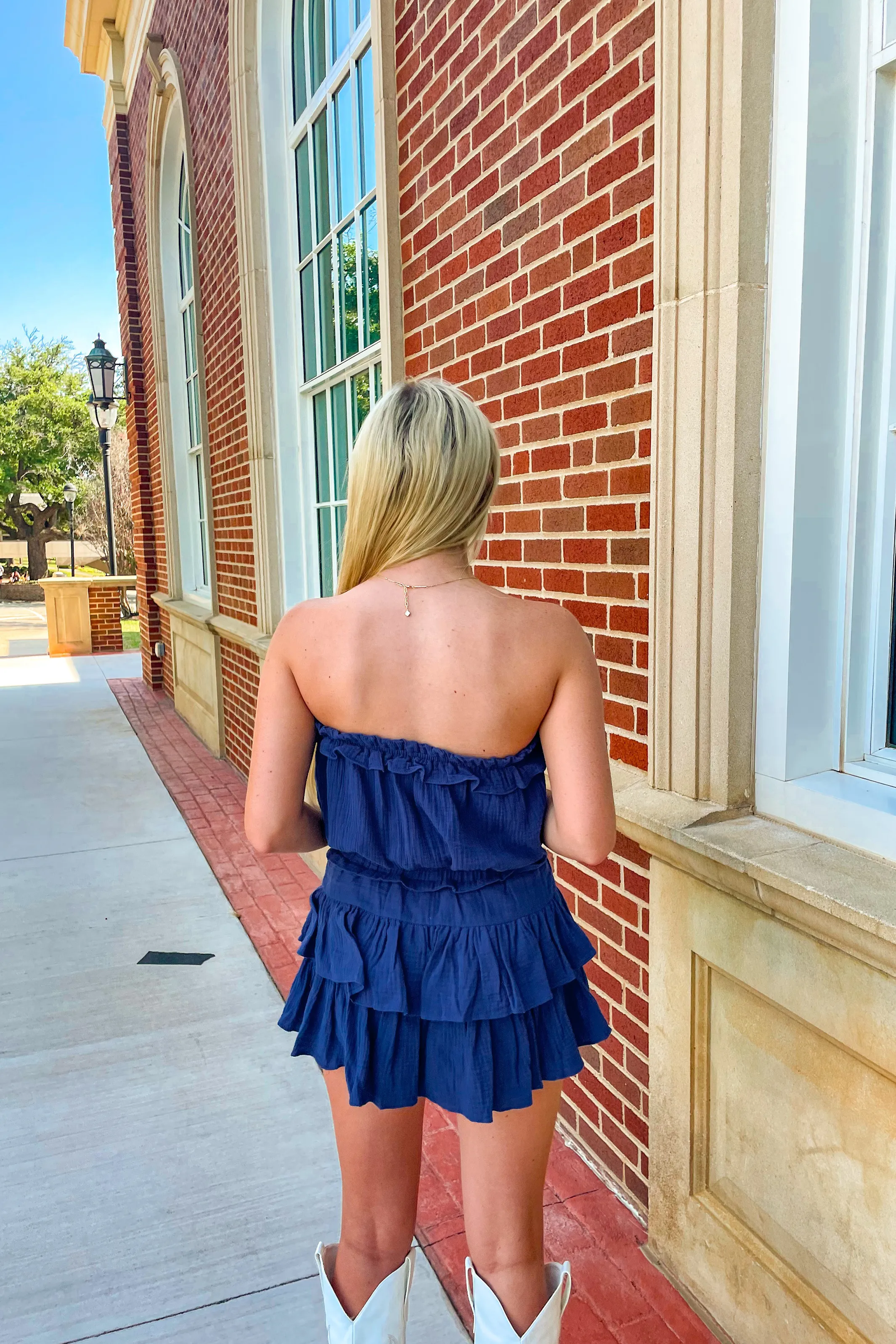 Blanche Strapless Romper