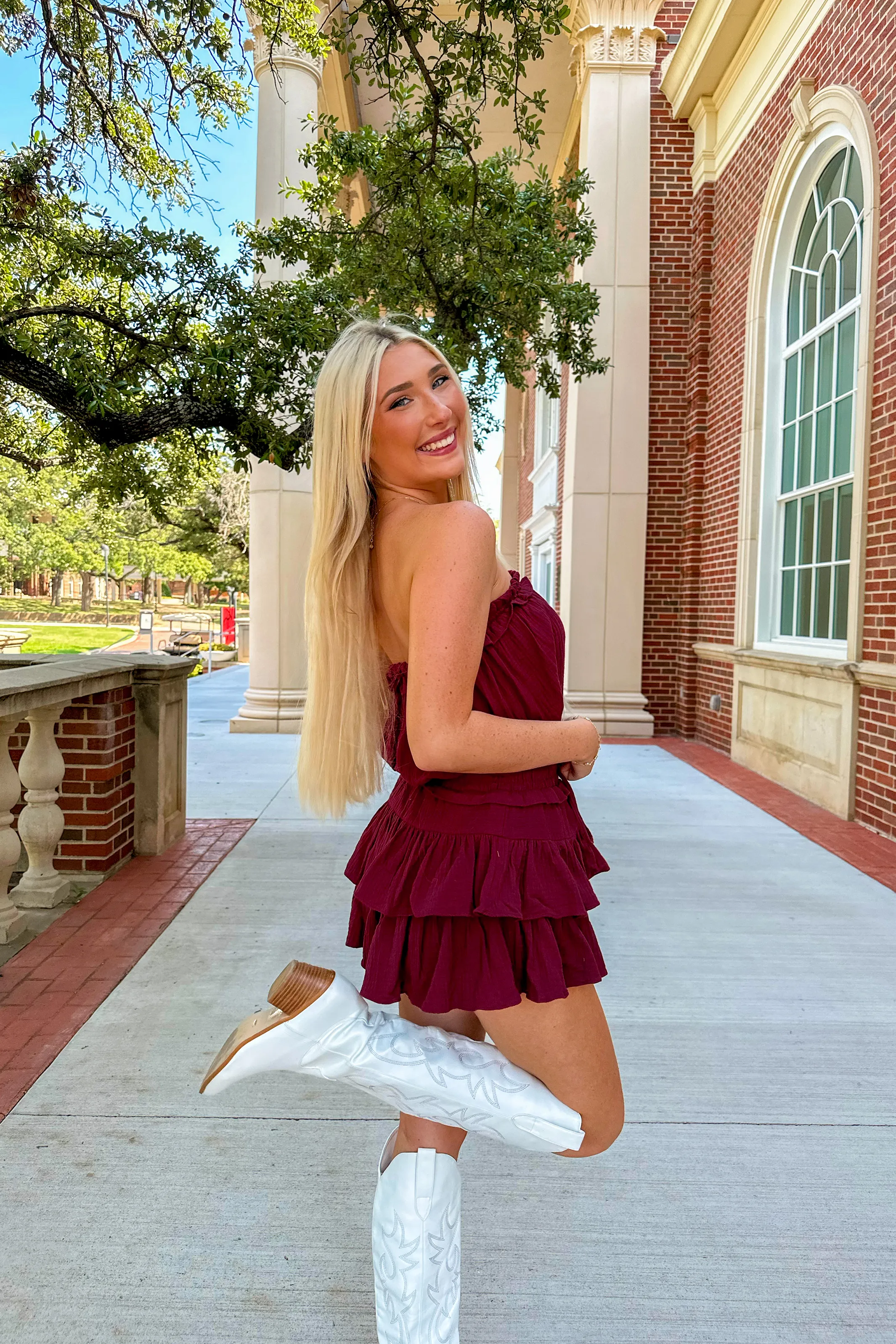 Blanche Strapless Romper