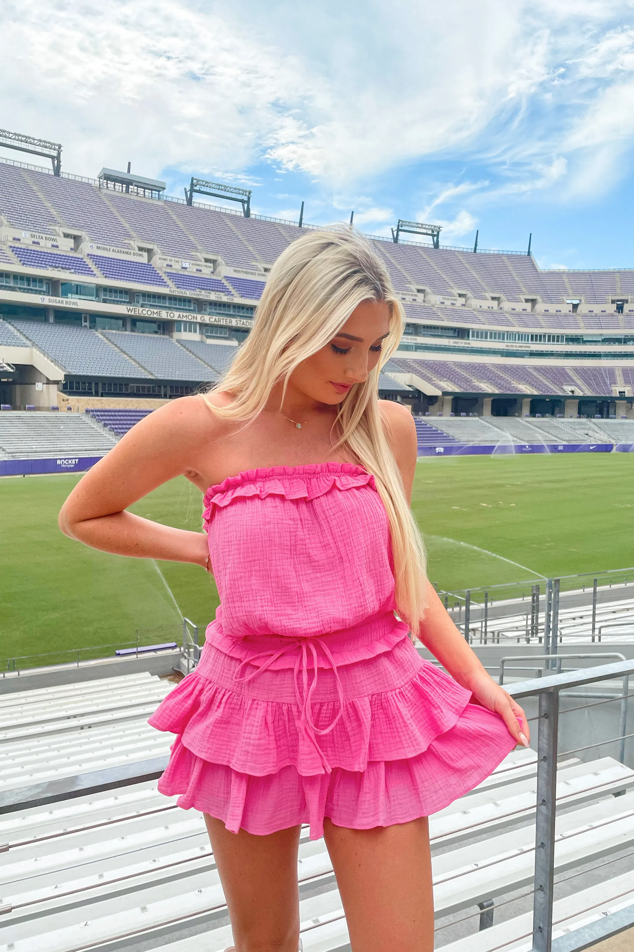 Blanche Strapless Romper