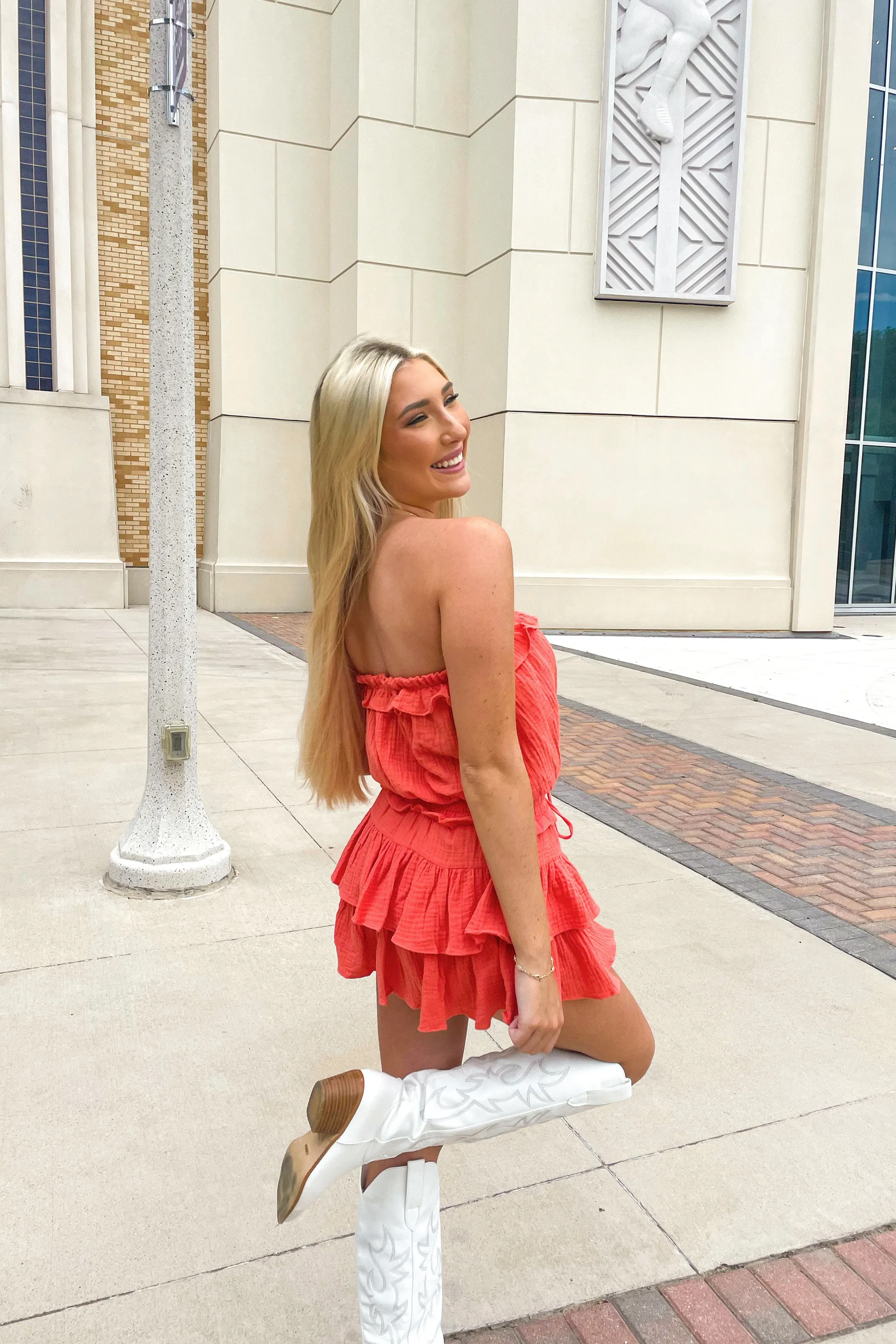 Blanche Strapless Romper