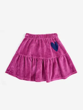 Bobo Choses Heart Velvet Skirt