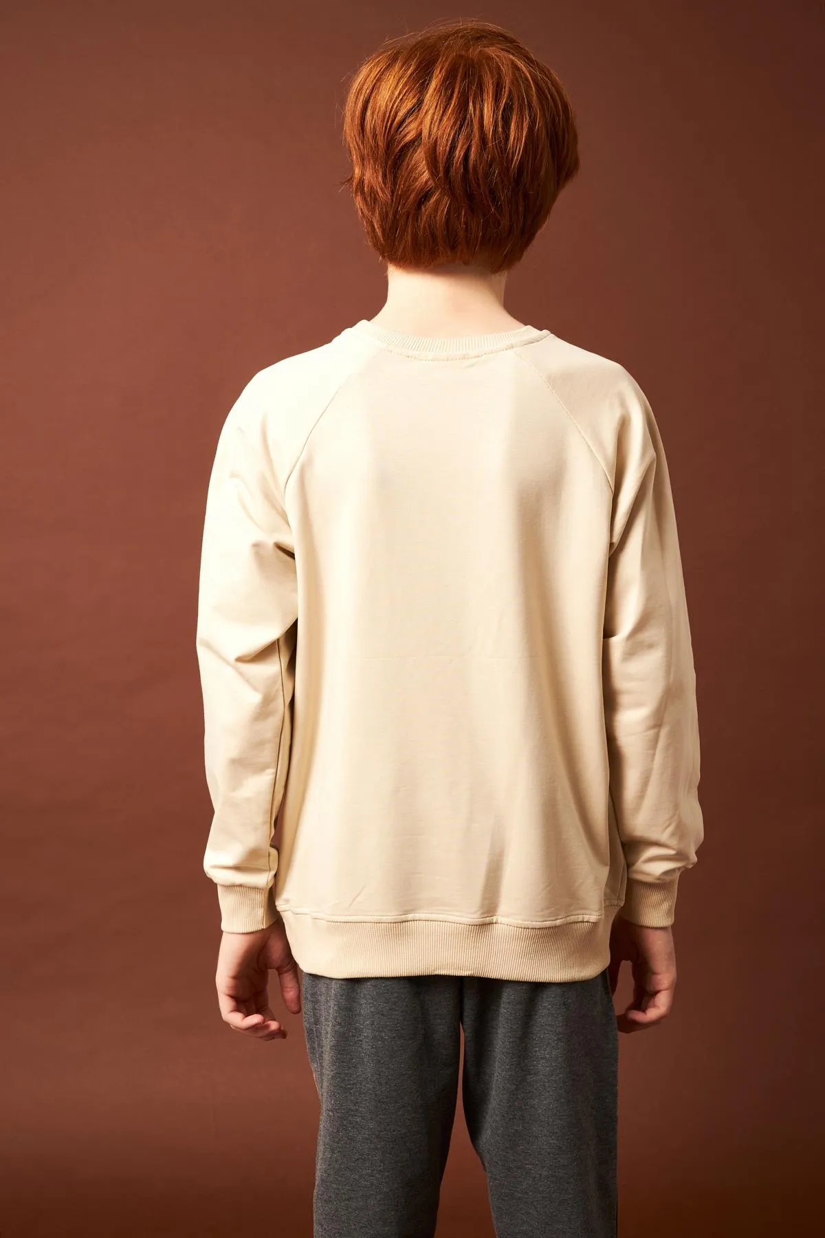 boston baskili erkek çocuk sweatshirt