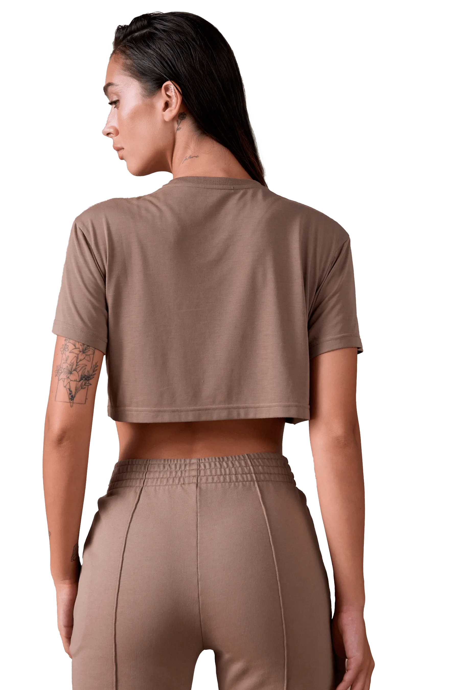 BOXY T-SHIRT - Tan