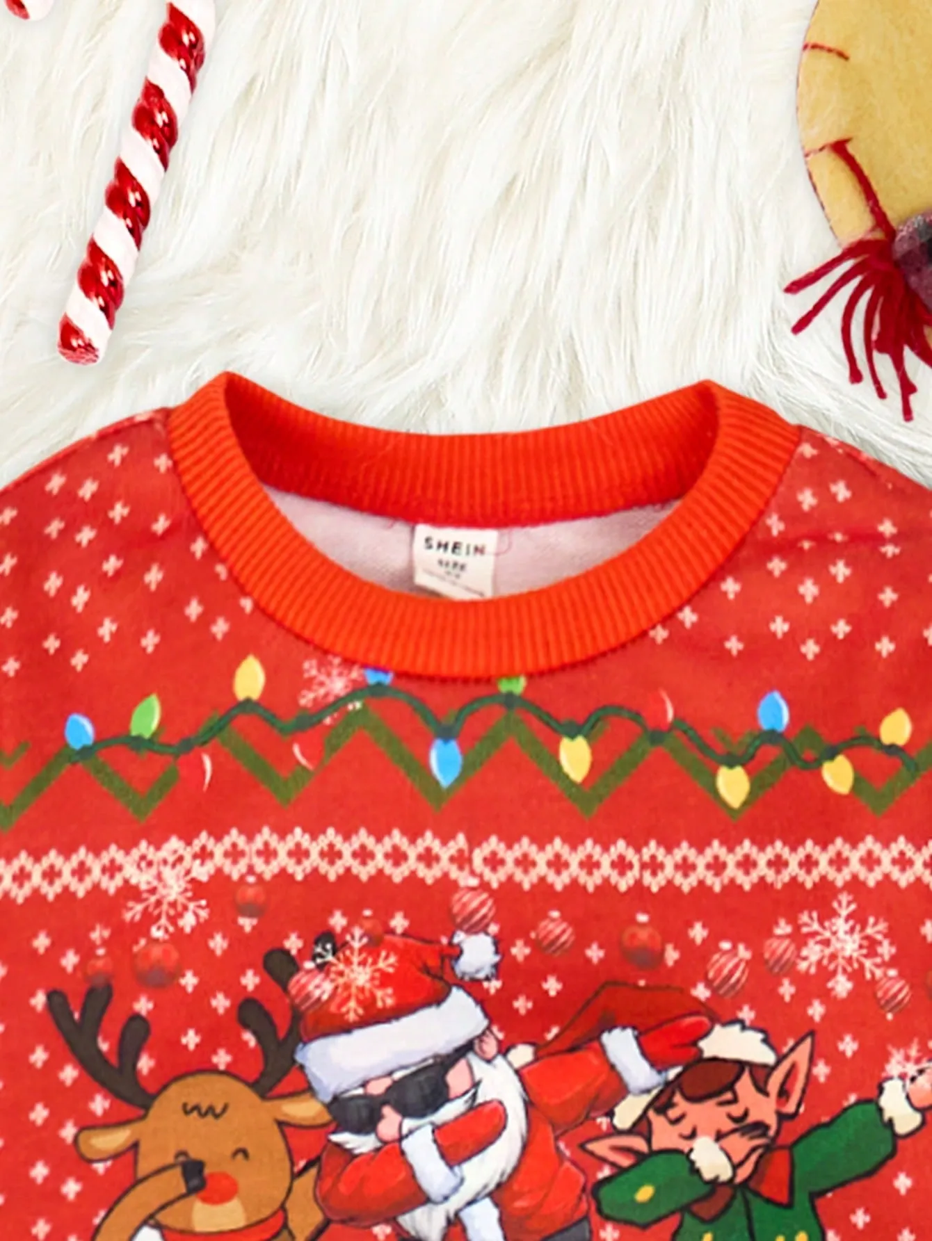 Boy mama sweatshirt|Young Boy Christmas Santa Claus & Snowflake Casual Sweatshirt