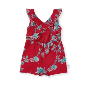 Burt's Bees Baby Toddler July Floral Romper