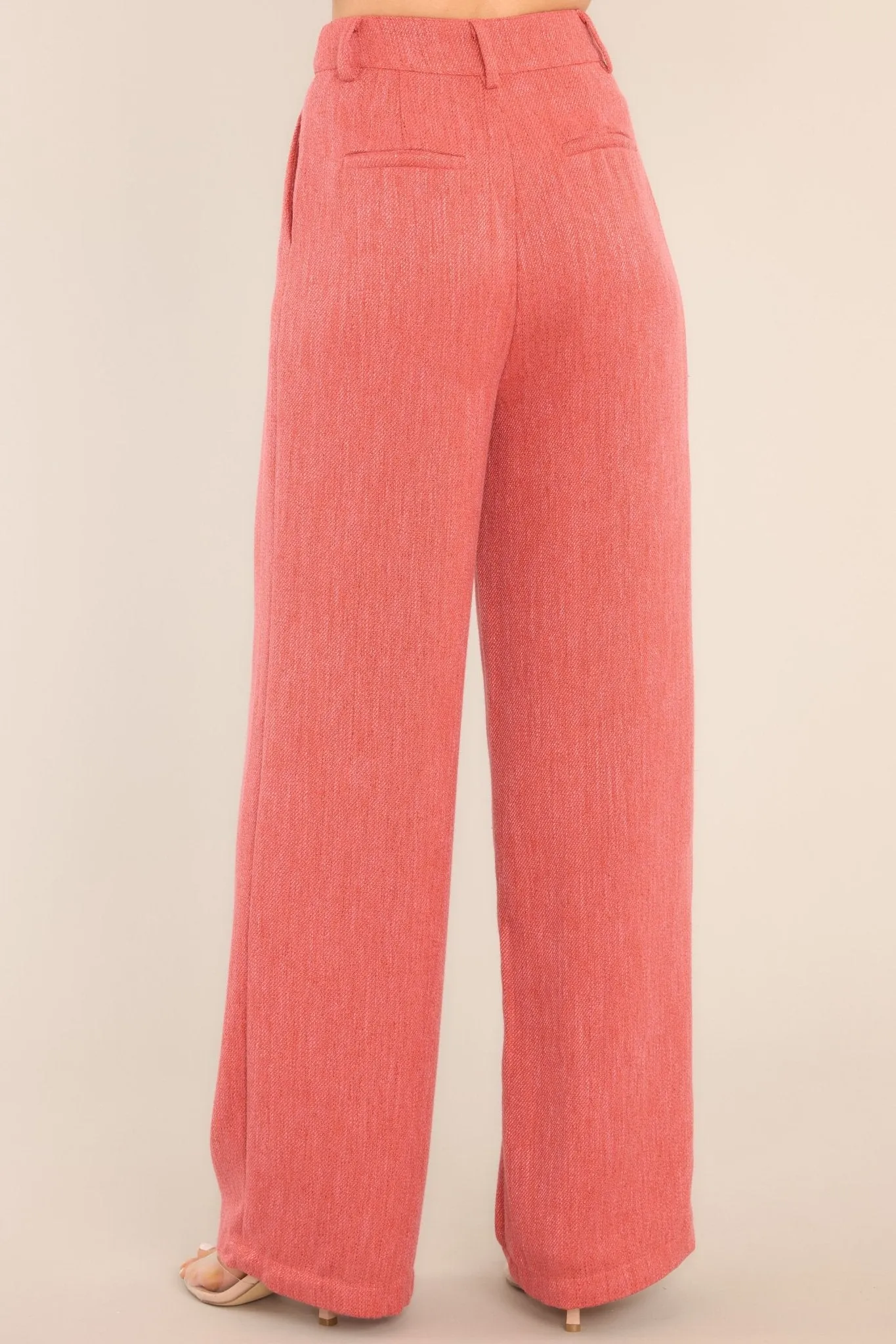 Business Girl Porcelain Rose Pink Pants