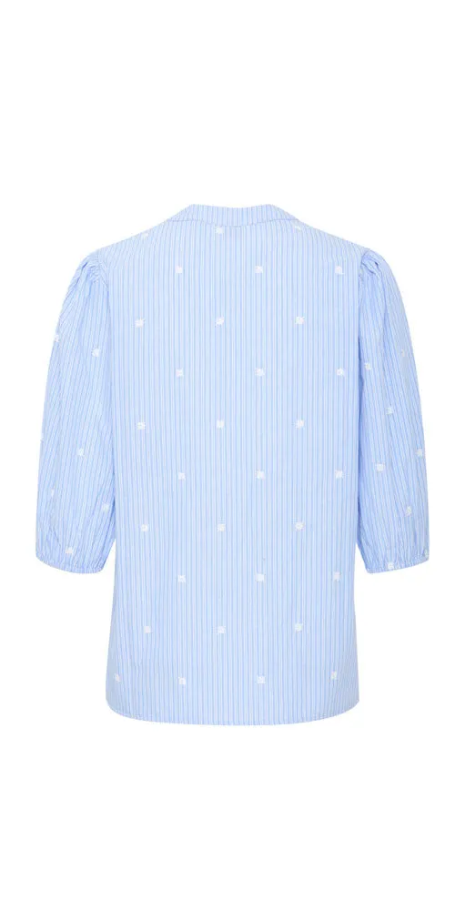 B.Young Striped Tunic Blouse