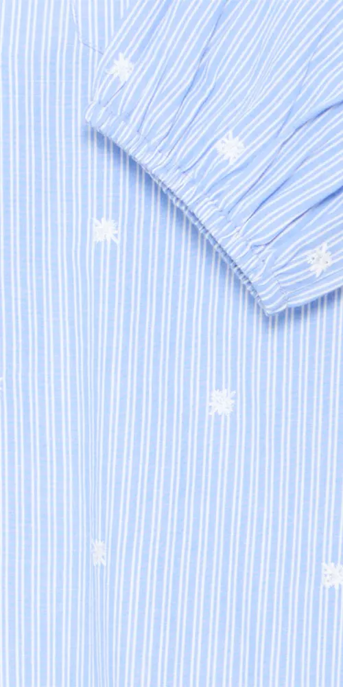 B.Young Striped Tunic Blouse