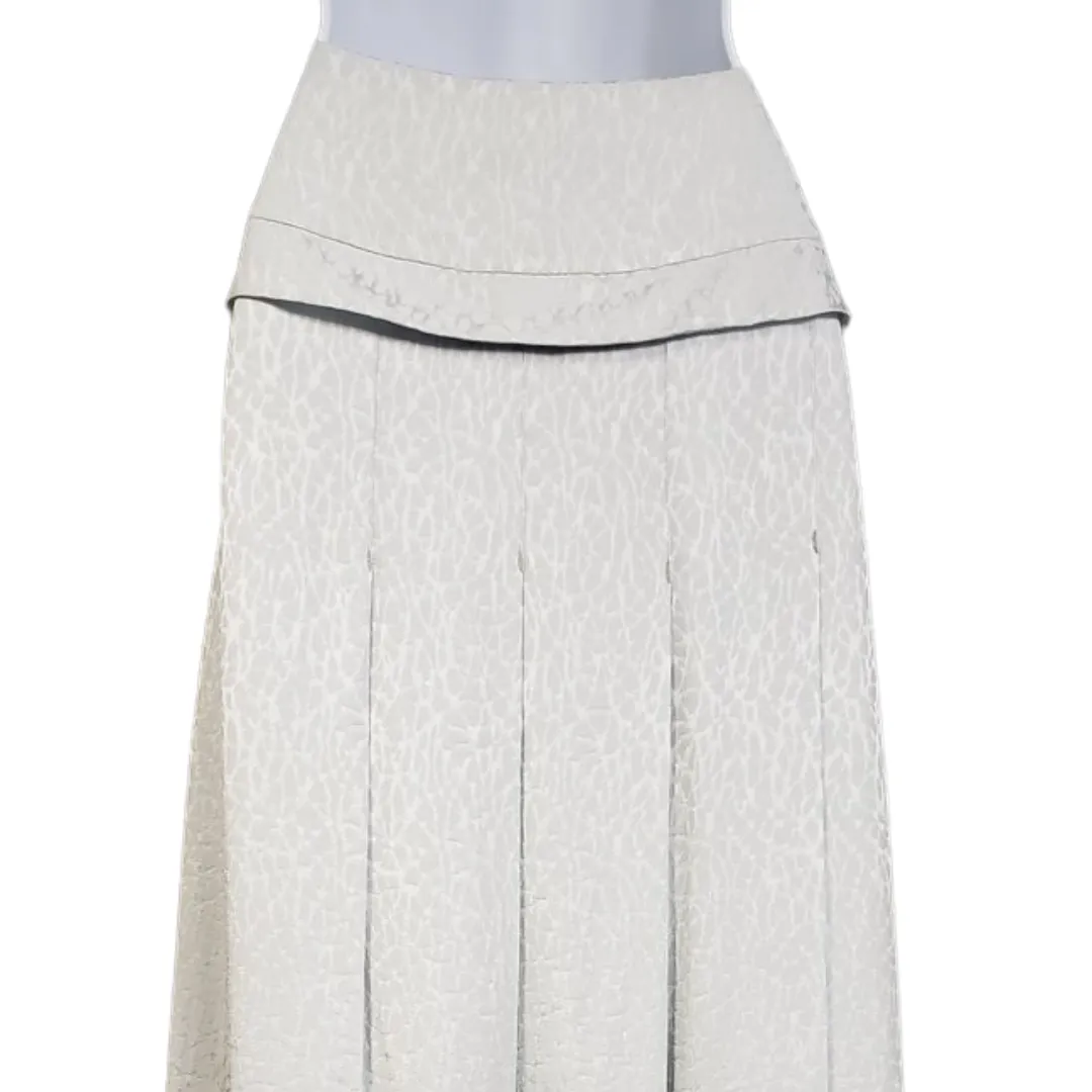 Calvin Klein Collection 205W39NYC Silk Jacquard Kaydee Skirt Size 38