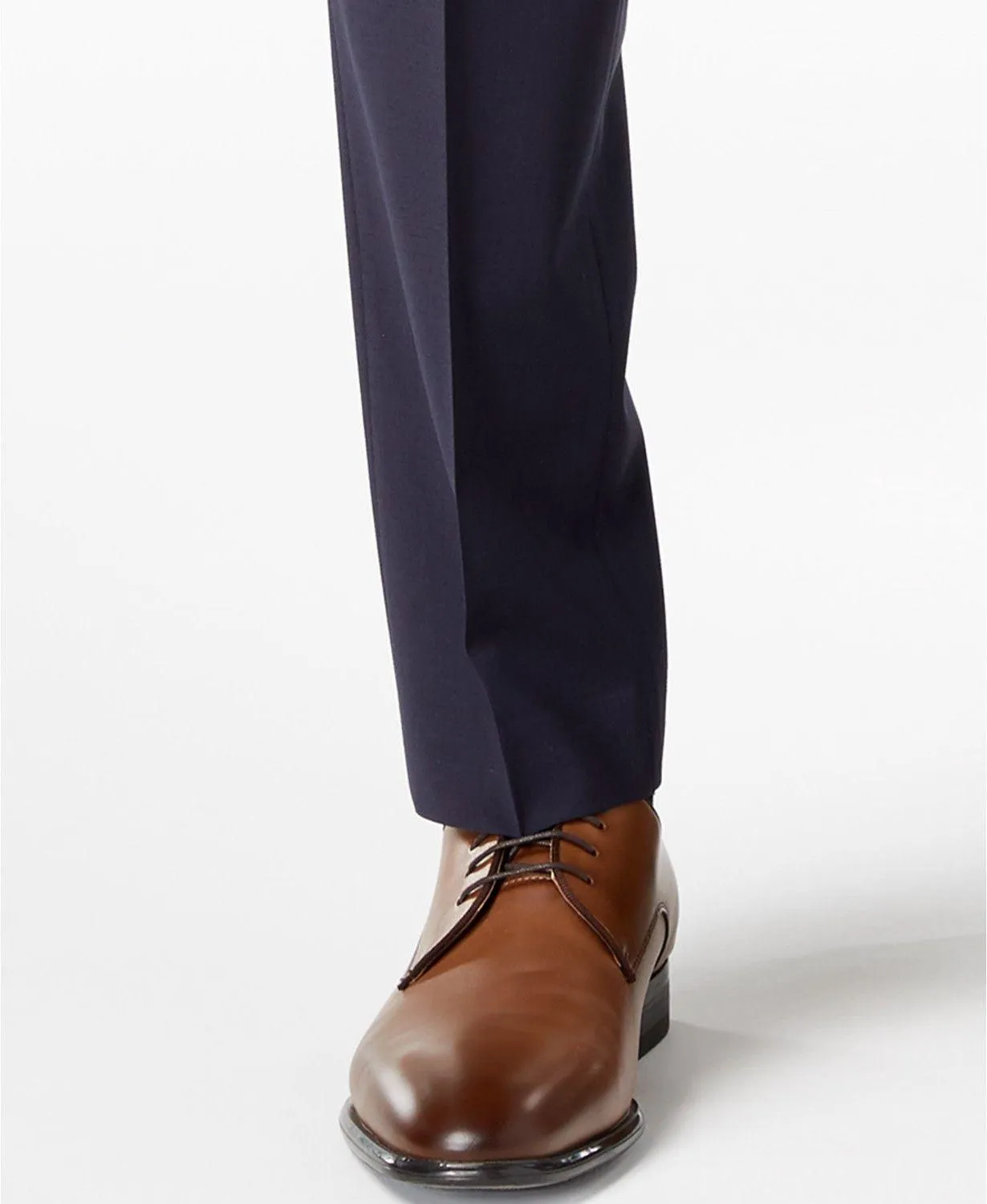 Calvin Klein Mens Skinny fit Dress Pants 30 / 30 Blue Solid Stretch