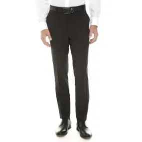 Calvin Klein Mens Skinny fit Dress Pants 33 / 32 Black Solid