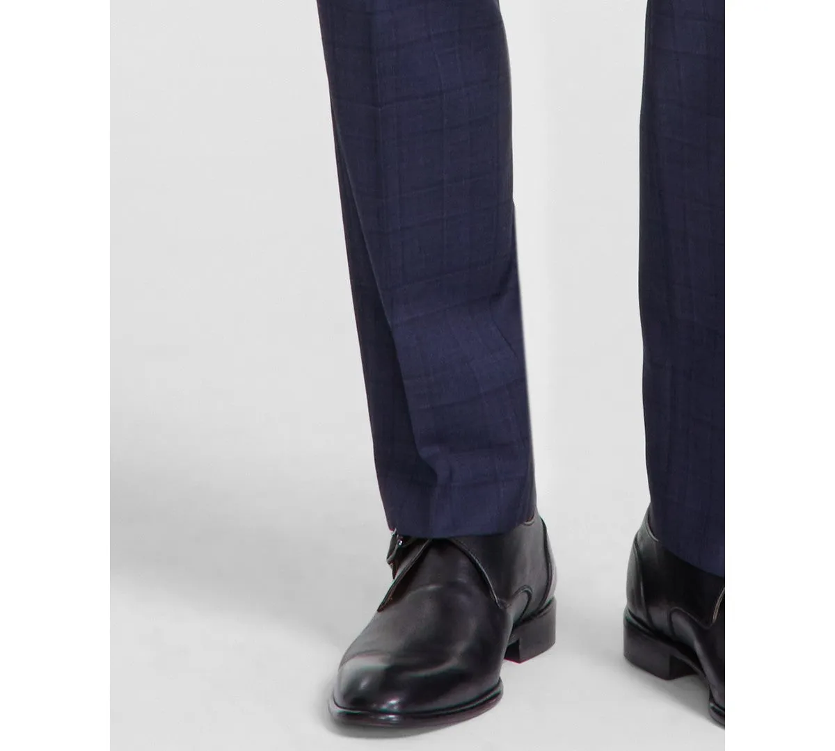 Calvin Klein Mens Slim fit Dress Pants 34 / 32 Blue Solid Stretch